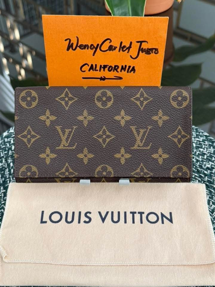 Vintage Long Wallet in Monogram with Dustbag 🗓️ Year: 1985