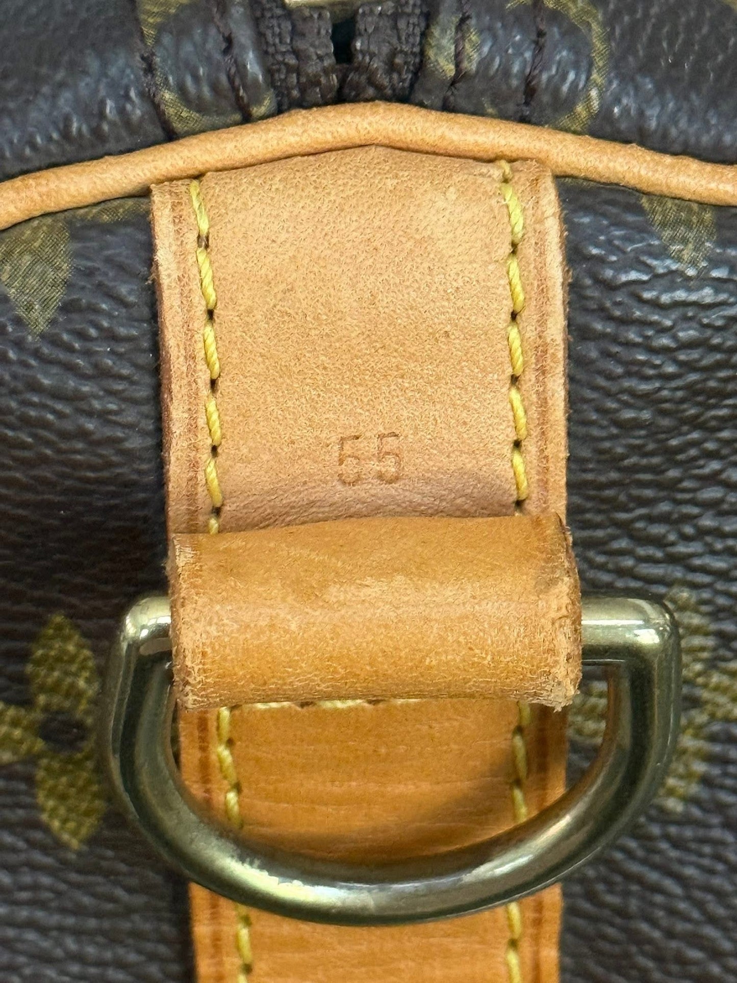 Keepall 55 Bandoulier with Original Strap, Luggage tag and Poignet 🗓️ Year: 1996