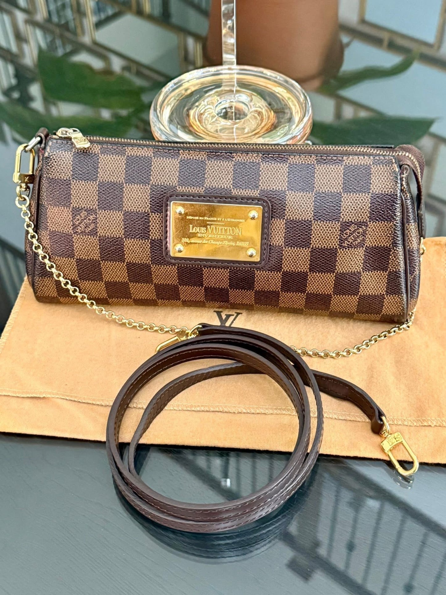 Eva Clutch in DE with Original Strap, Dustbag,Insert Organizer, Box and Paper bag 🗓️ Year: 2011