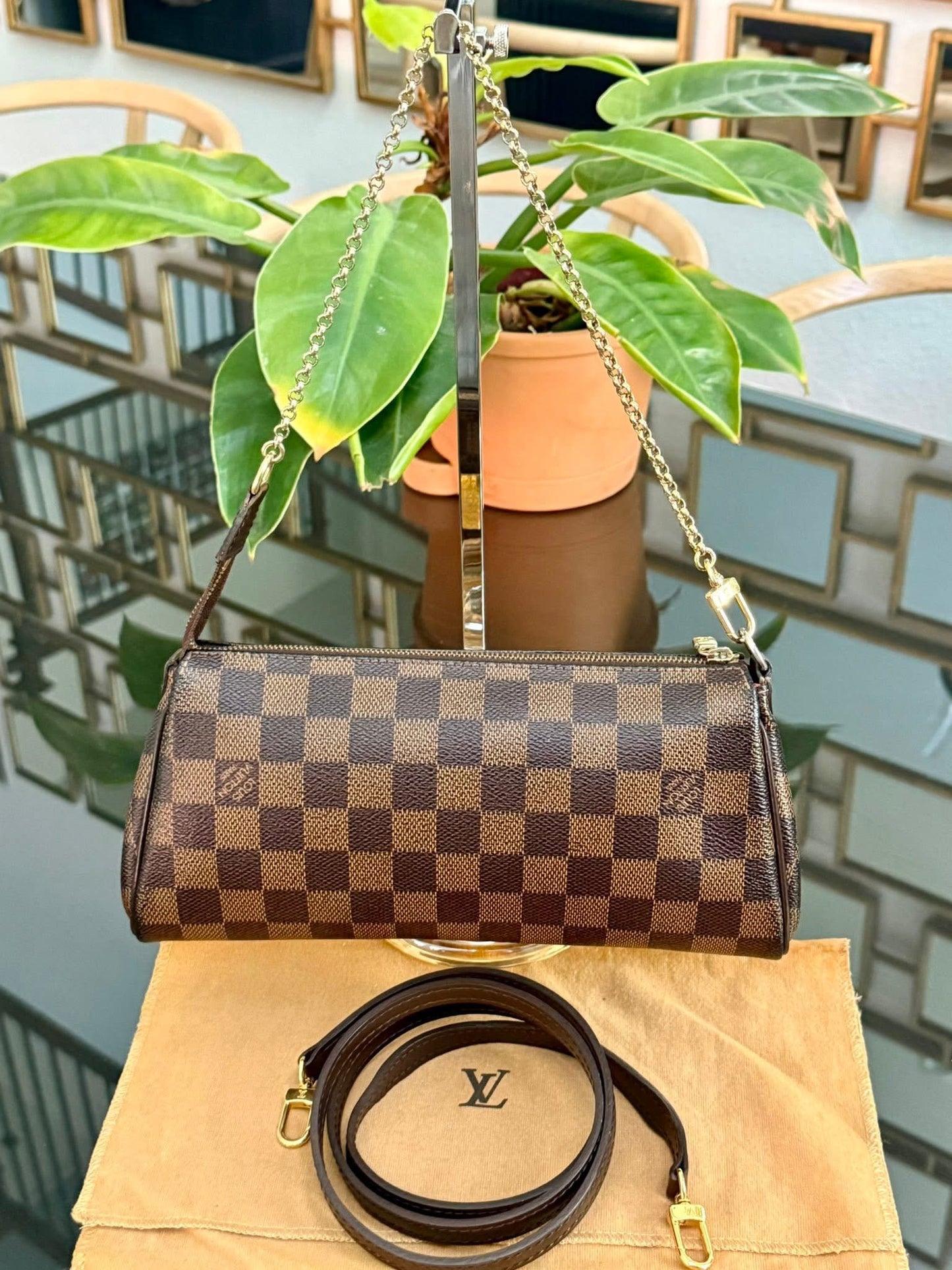 Eva Clutch in DE with Original Strap, Dustbag,Insert Organizer, Box and Paper bag 🗓️ Year: 2011