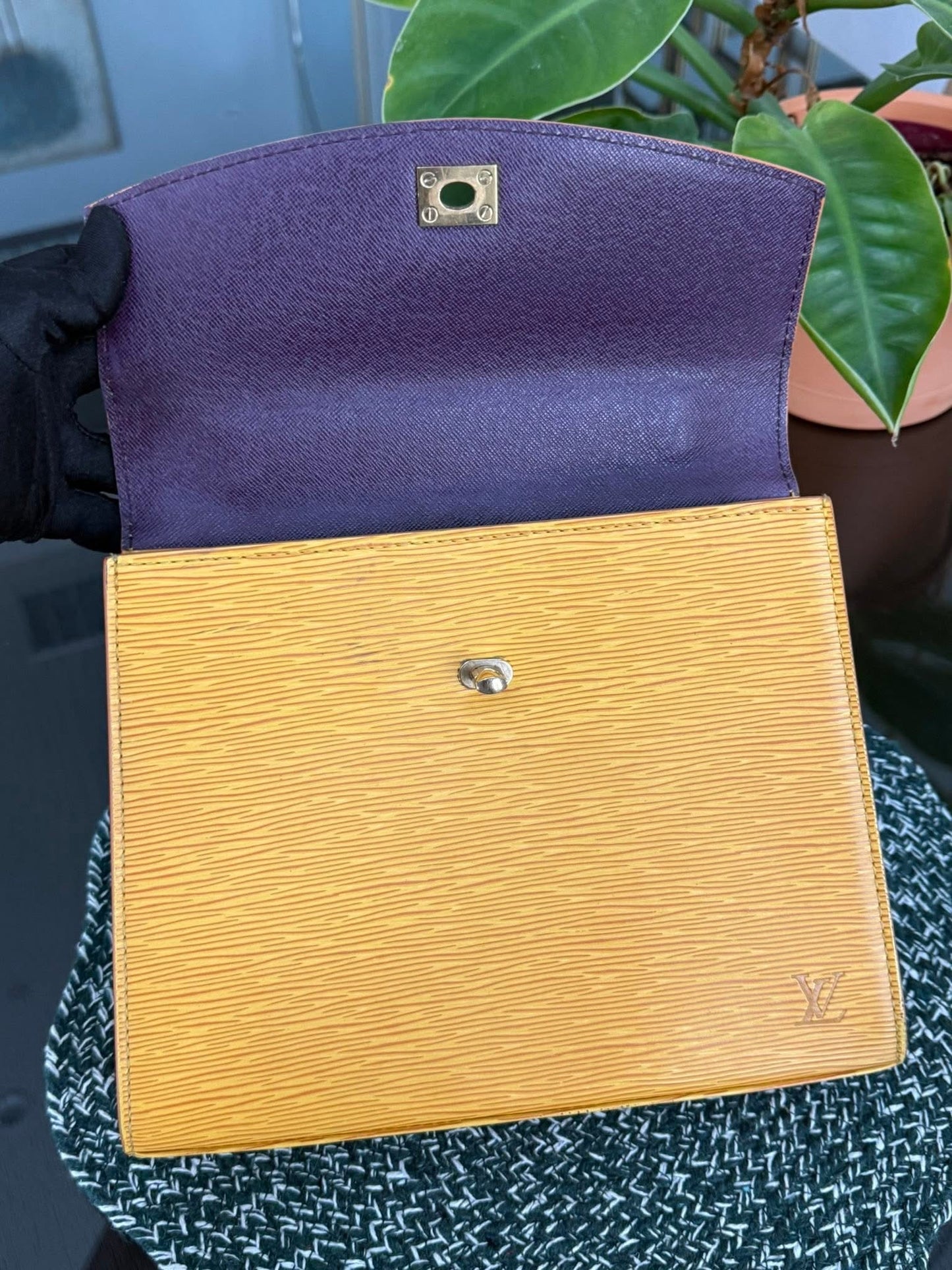 Epi Malesherbes Handbag in Tassil Yellow 🗓️ Year: 1995