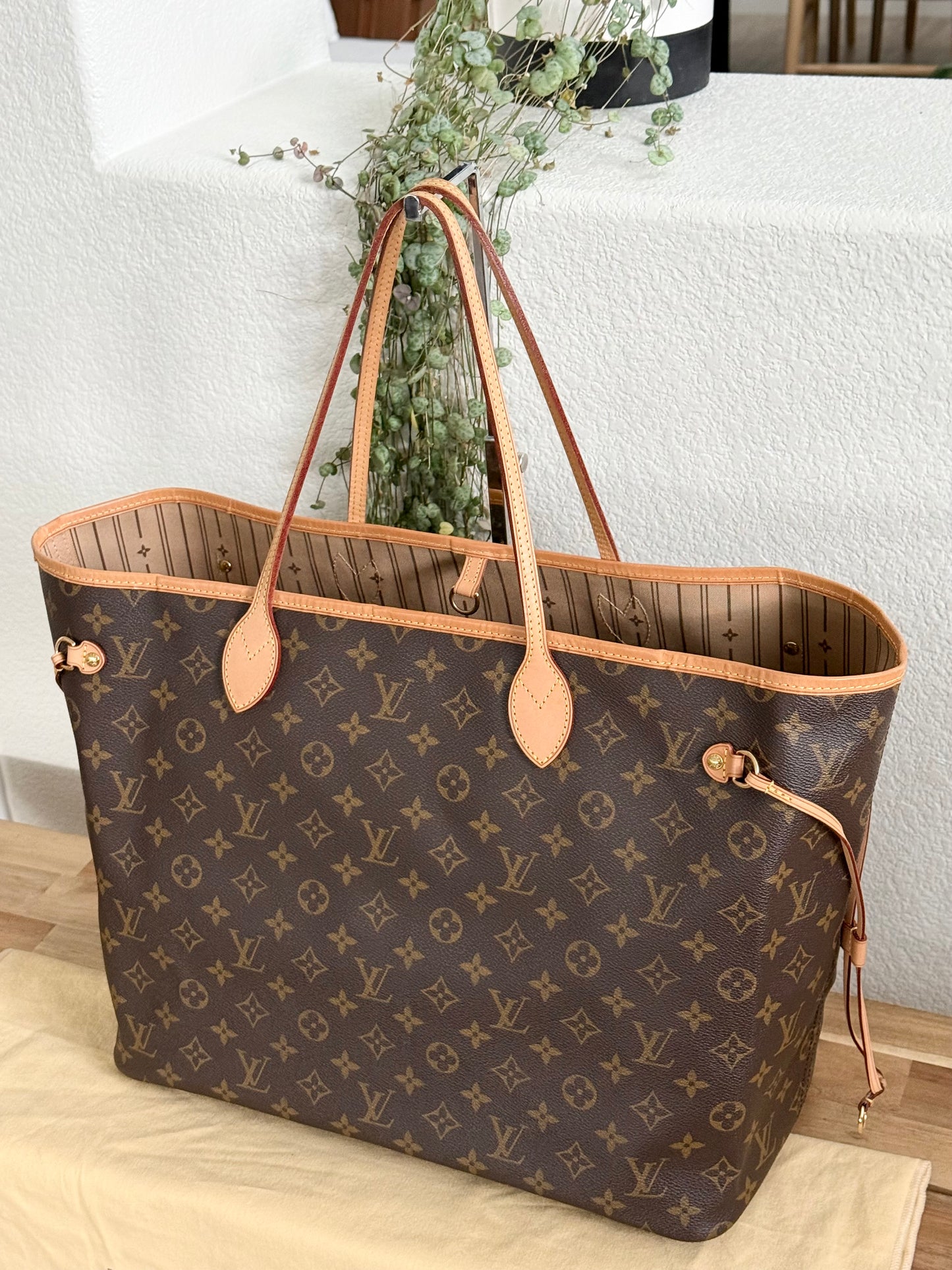 Neverfull GM with Dustbag and Insert Organizer -🗓️ Year: 2010