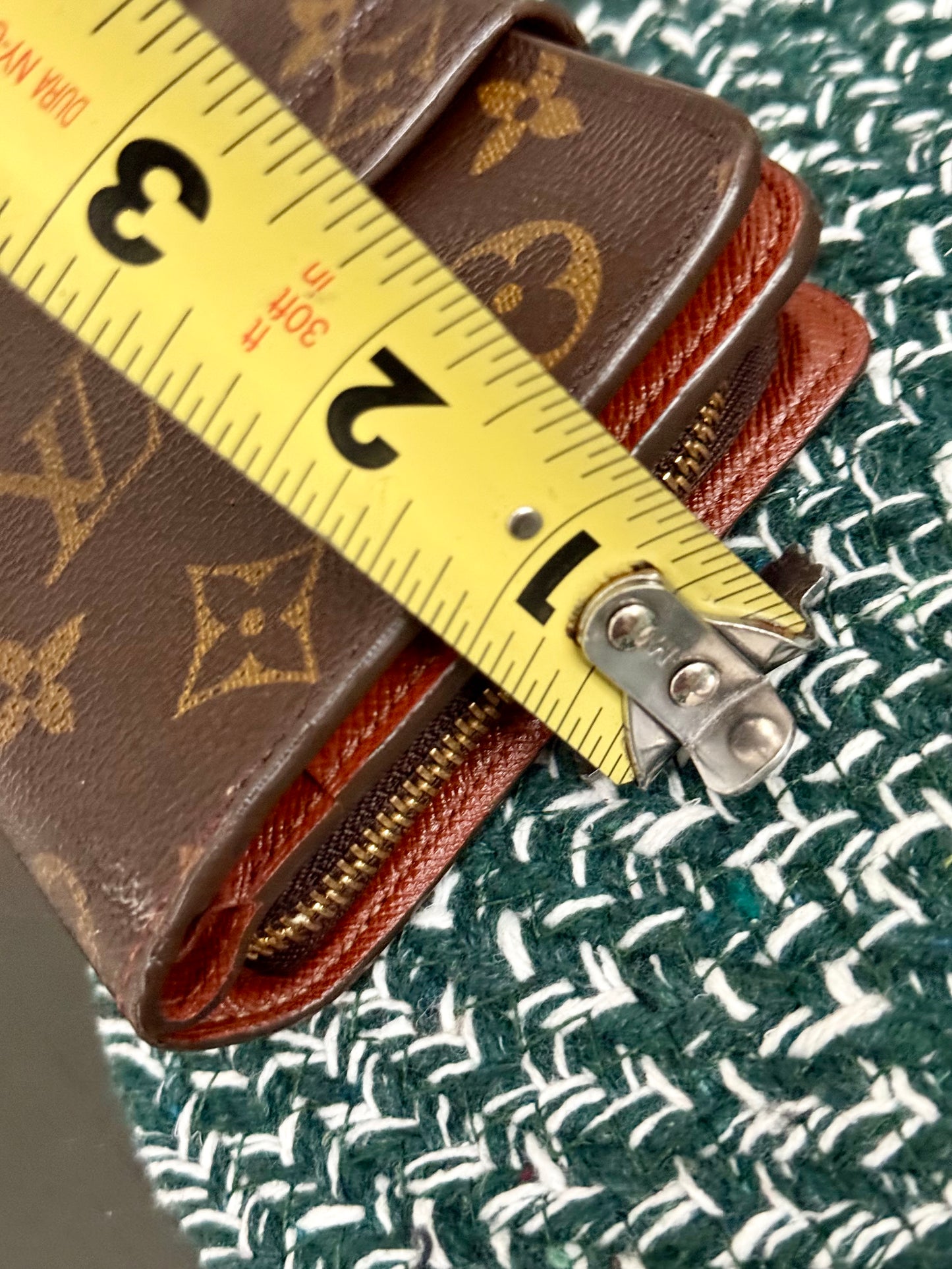 Monogram Zip Around Compact Wallet 🗓️ Year: 2000