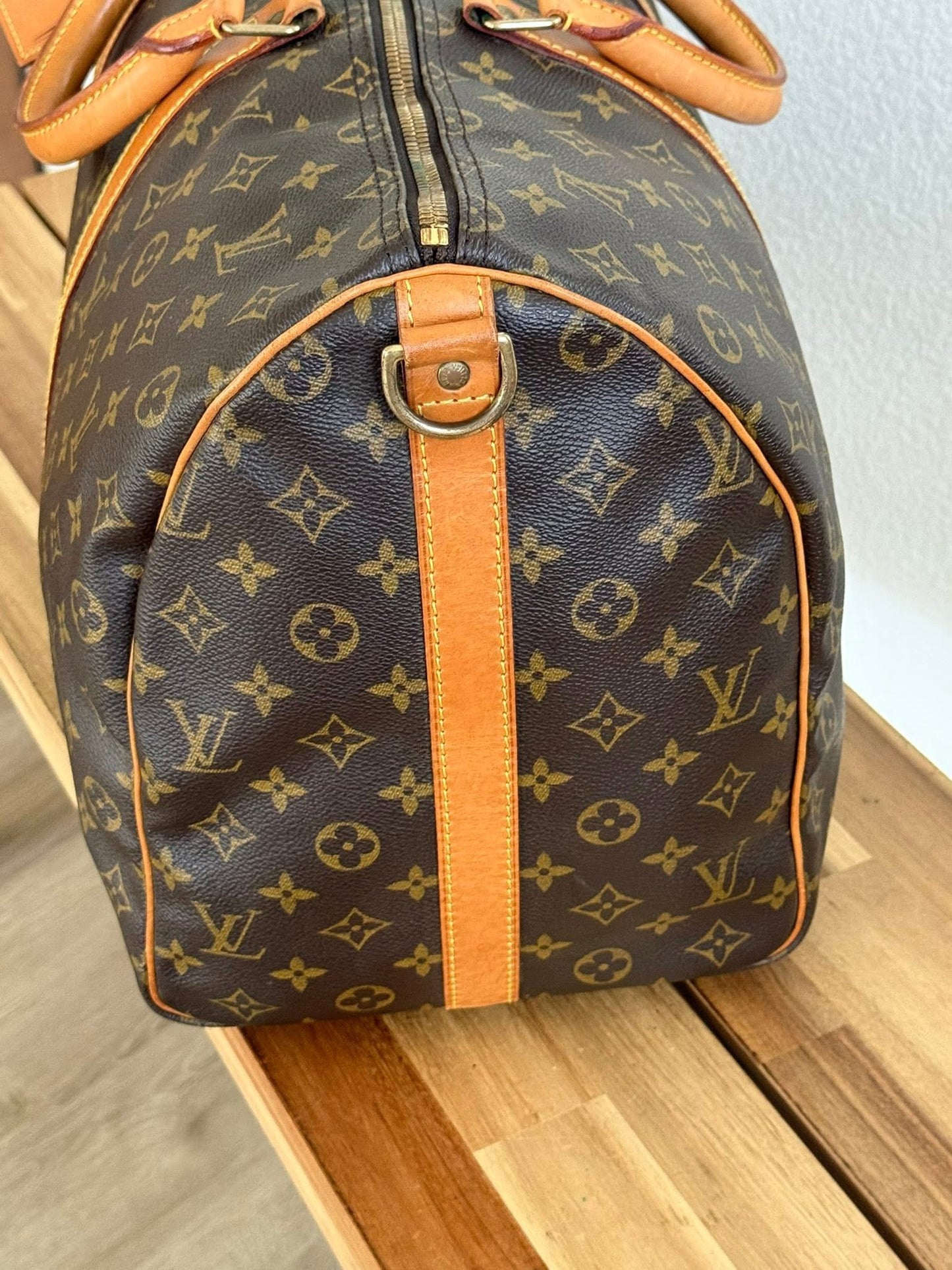 Keepall 50 Bandoulier with Luggage Tag and Poignet 📅 Year: 1995