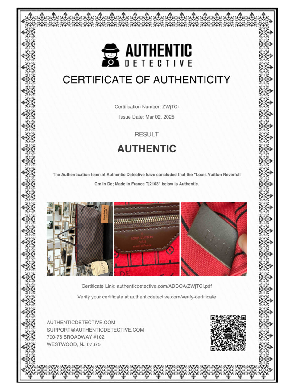 Neverfull GM in DE with Dustbag -🗓️ Year: 2013