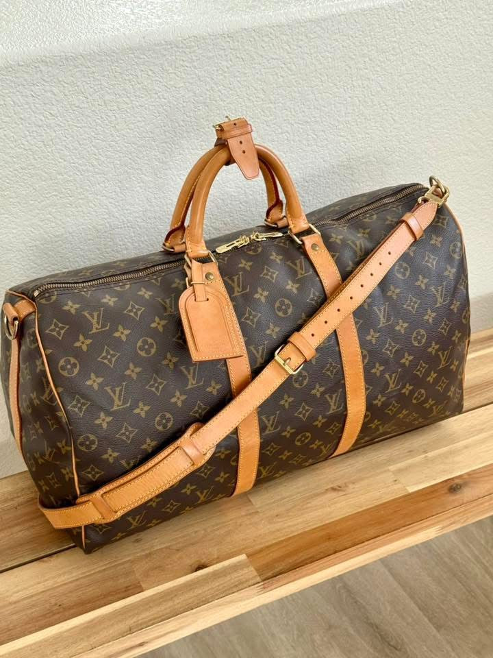 Keepall 50 Bandoulier with Luggage Tag and Poignet 📅 Year: 1995