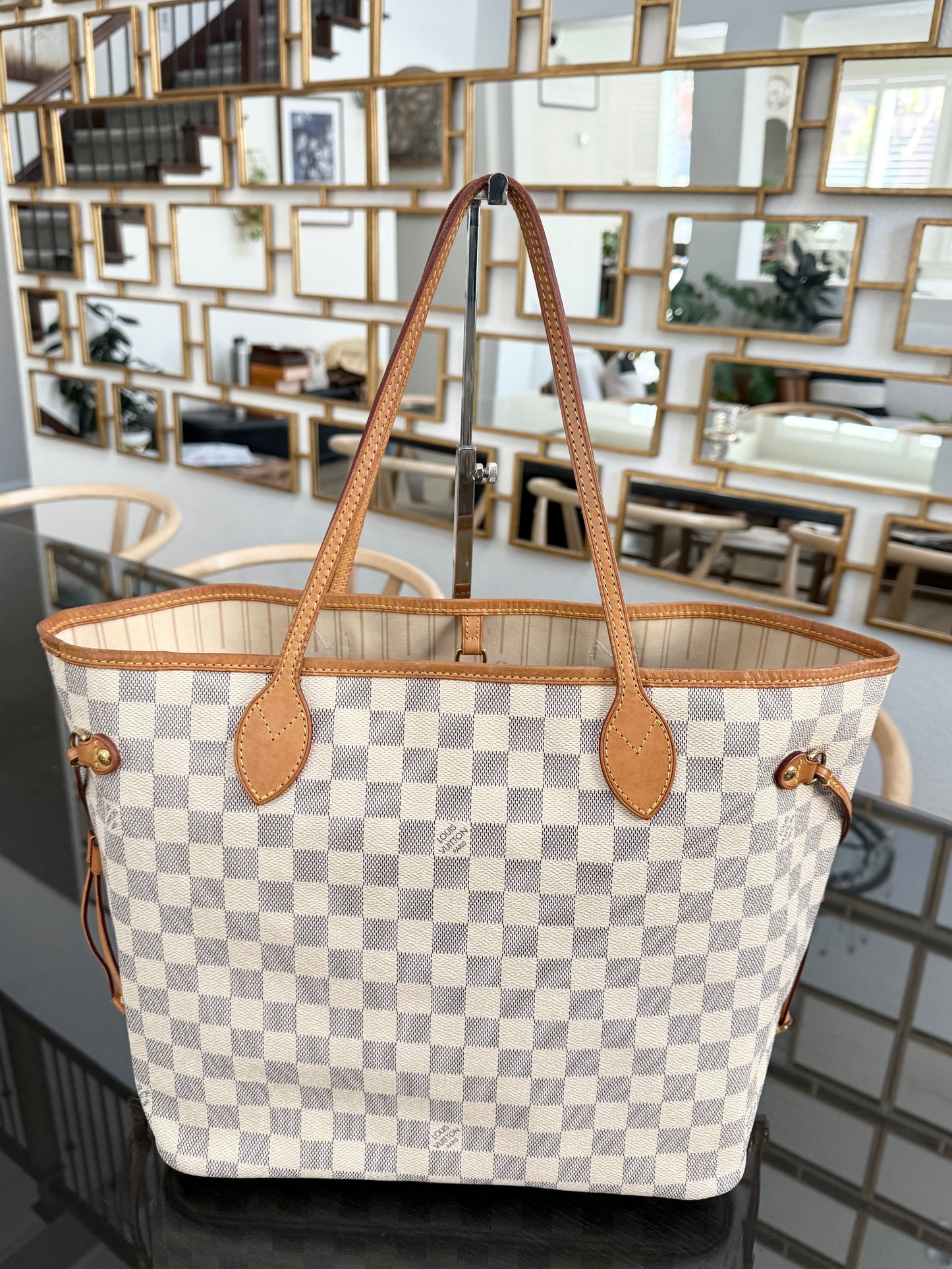 Neverfull MM Azur iwith Dustbag and Insert Organizer-🗓️ Year: 2011