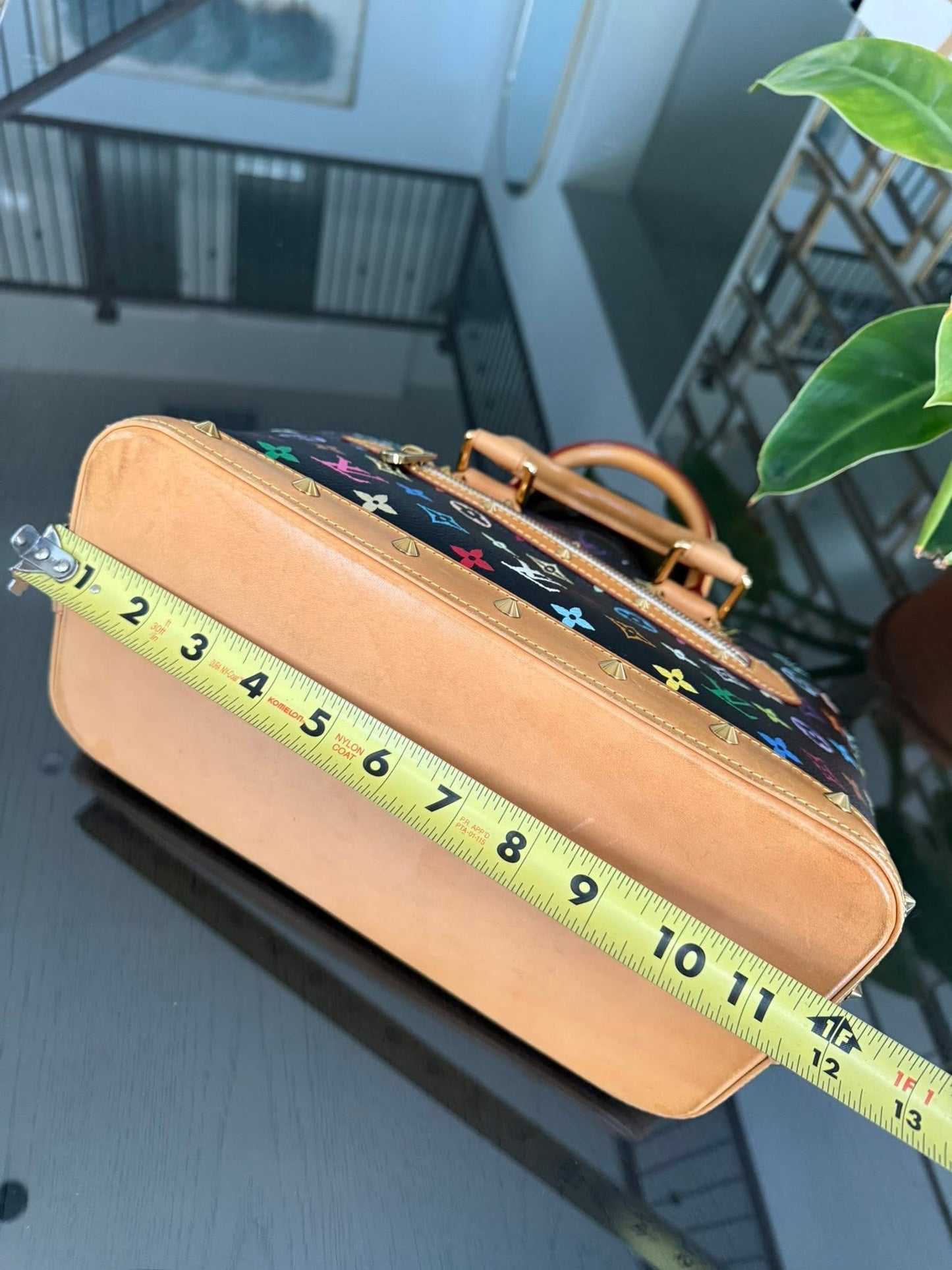 Murakami / Multicolor Noir Alma PM with Dustbag, Insert Organizer and Non- branded Twilly 📅 Year: 2006