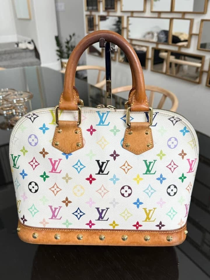Murakami / Multicolor Alma PM with Dustbag , Insert organizer and Twilly 📅 Year: 2004