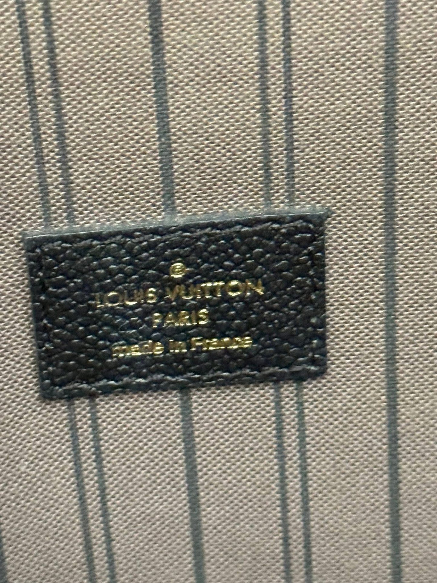 Pochette Metis Emptiente Noir with Box, Dustbag, Insert Organizer, Box and Paper bag -Microchip & Authenticed