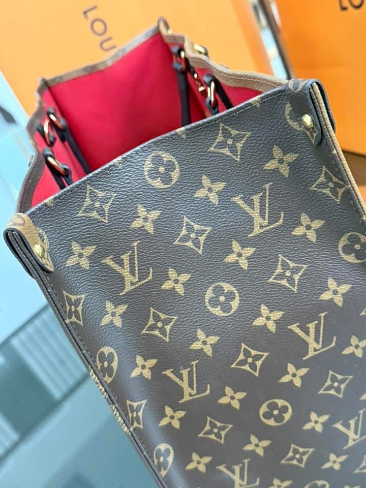 On The Go GM in Monogram Reverse with Dustbag, Insert Organizer, Box and Paper bag 🌺 -Microchip