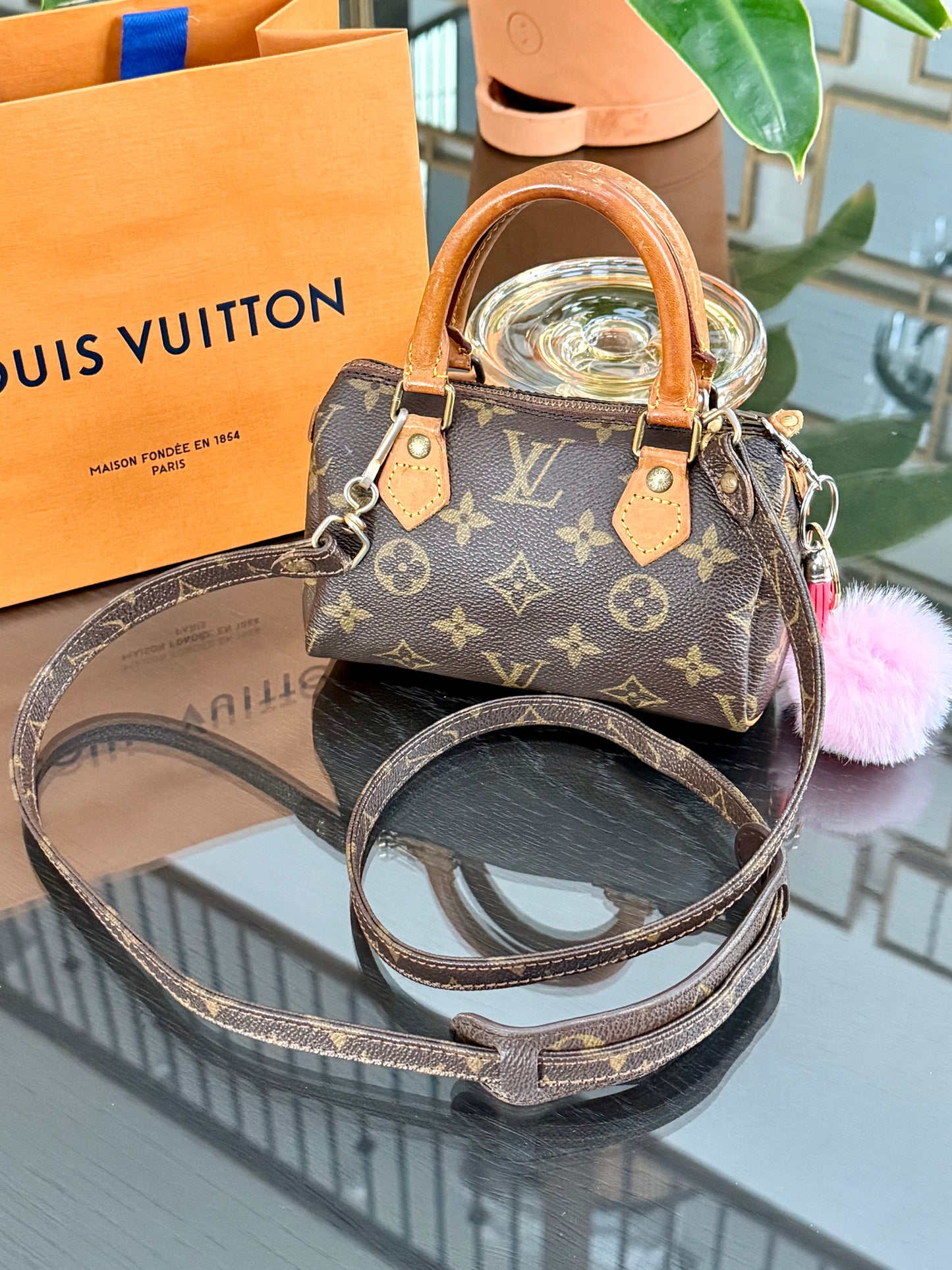 Mini Speedy with Strap🍒Circa 80’s