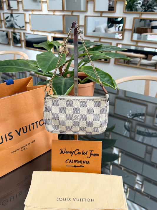 Mini Pochette Accessories Azur with Dustbag and Paper bag -🗓️ Year: 2016