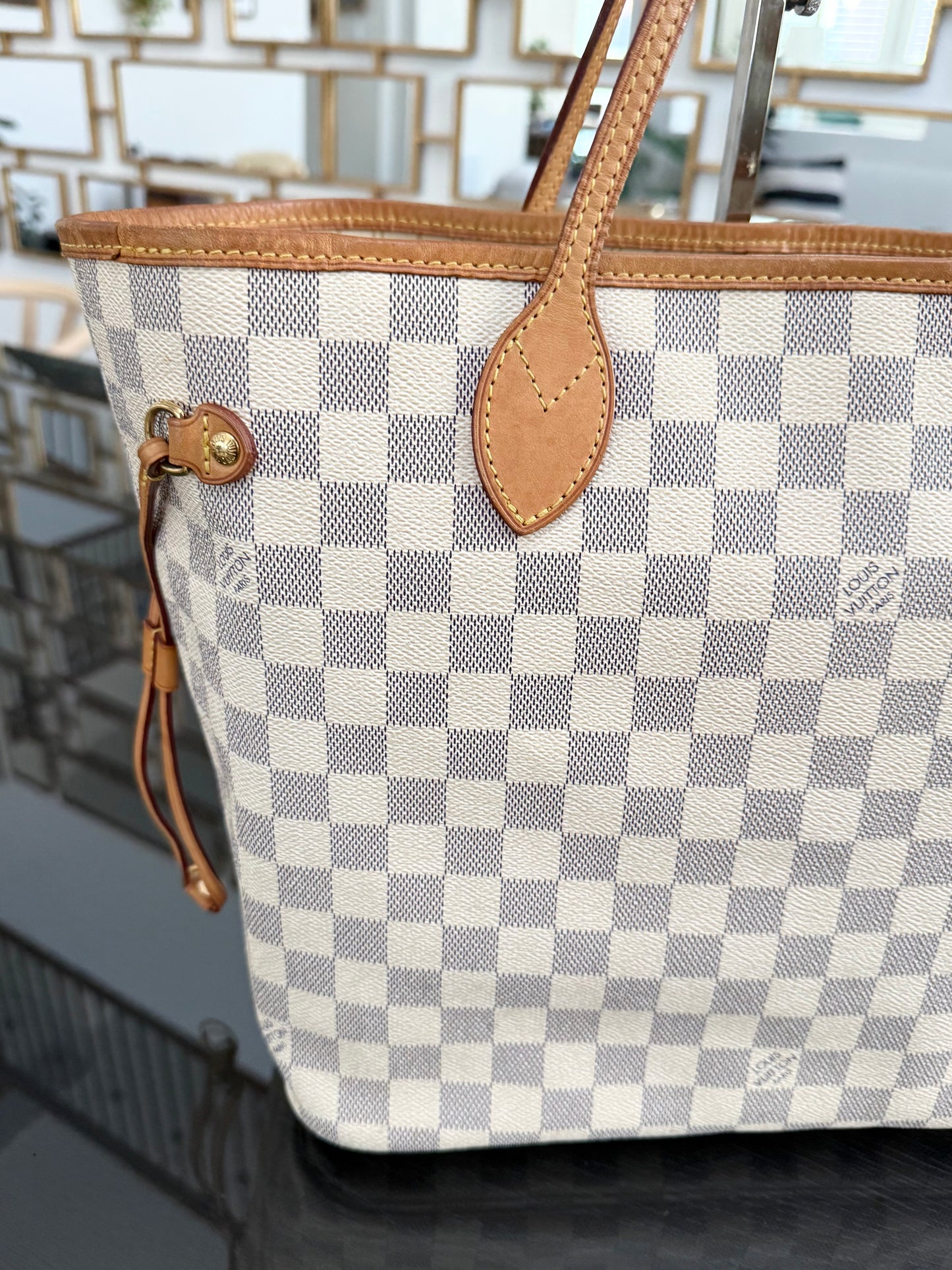 Neverfull MM Azur iwith Dustbag and Insert Organizer-🗓️ Year: 2011