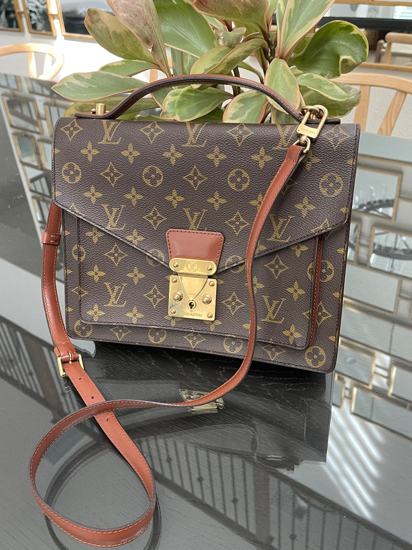 Monceau 28 Crossbody 2 Way Bag - Year: 1995