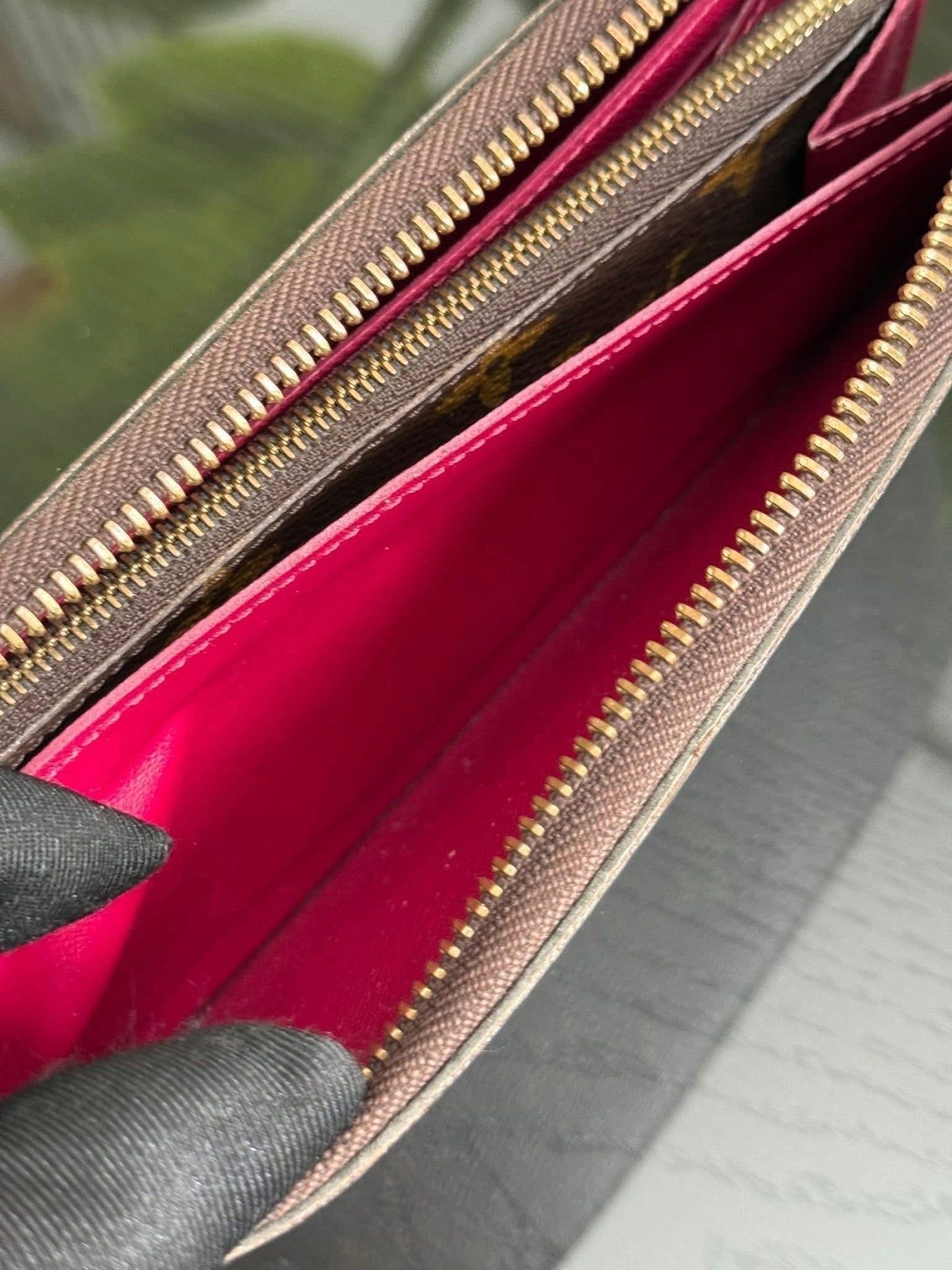 Monogram Clemence Wallet in Peony with box 🗓️ Year 2016