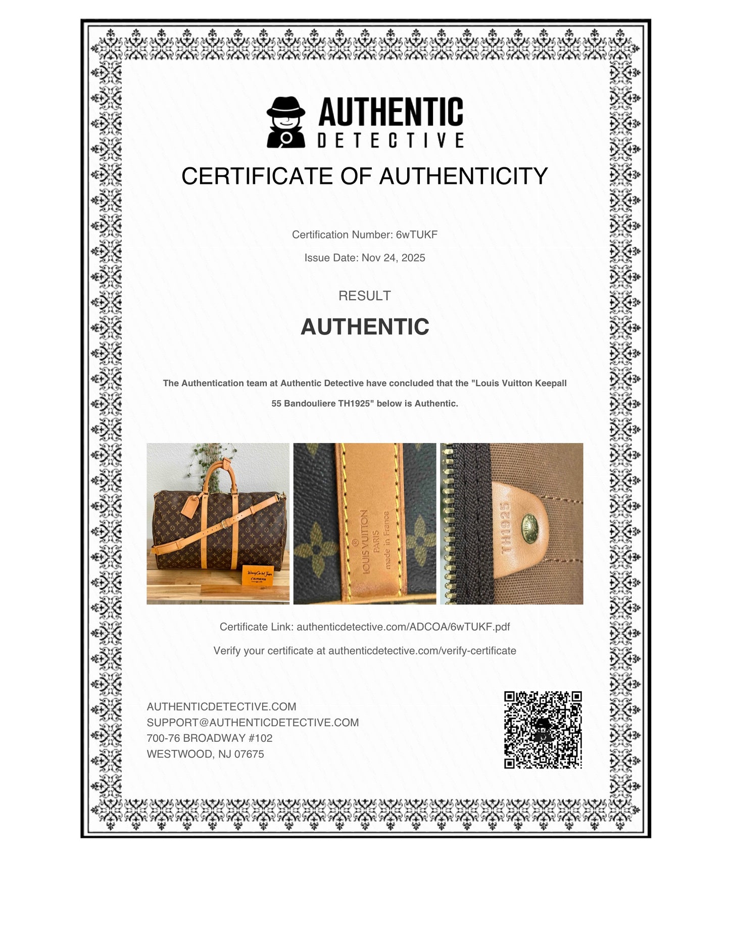 Keepall 55 Bandoulier 📅 Year: 1995