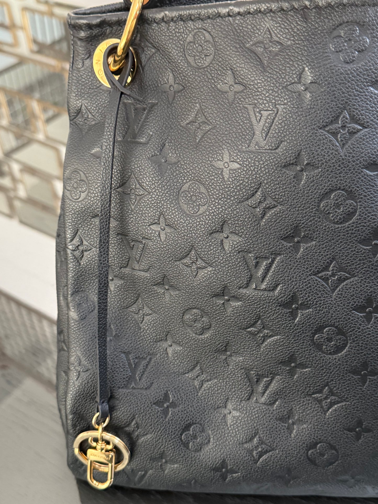 Artsy MM Empriente Black with Dustbag - 📅 Microchip and Authenticated