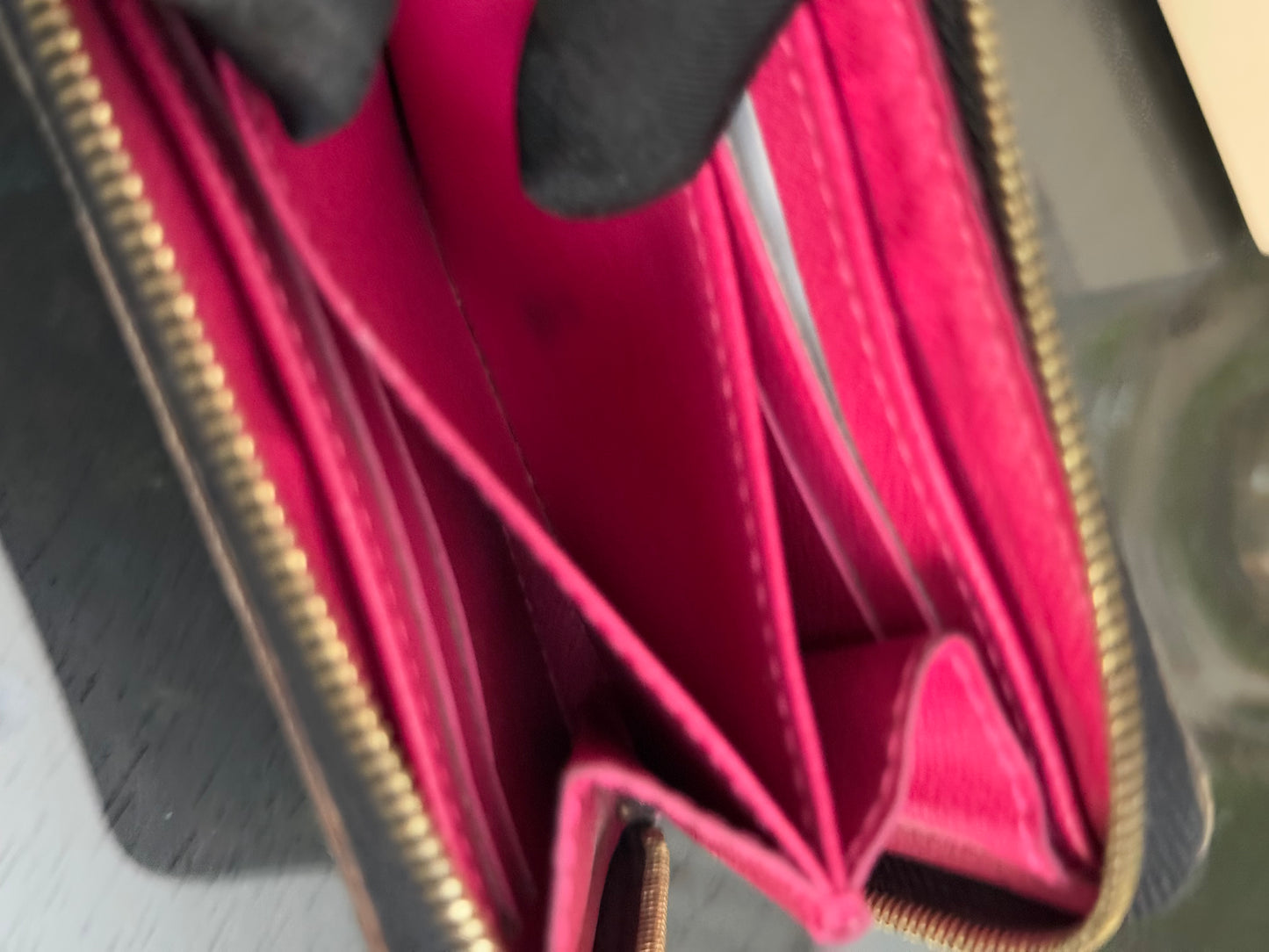 Multicolor Zippy Compact Wallet with Box and Dustbag -Year: 2010