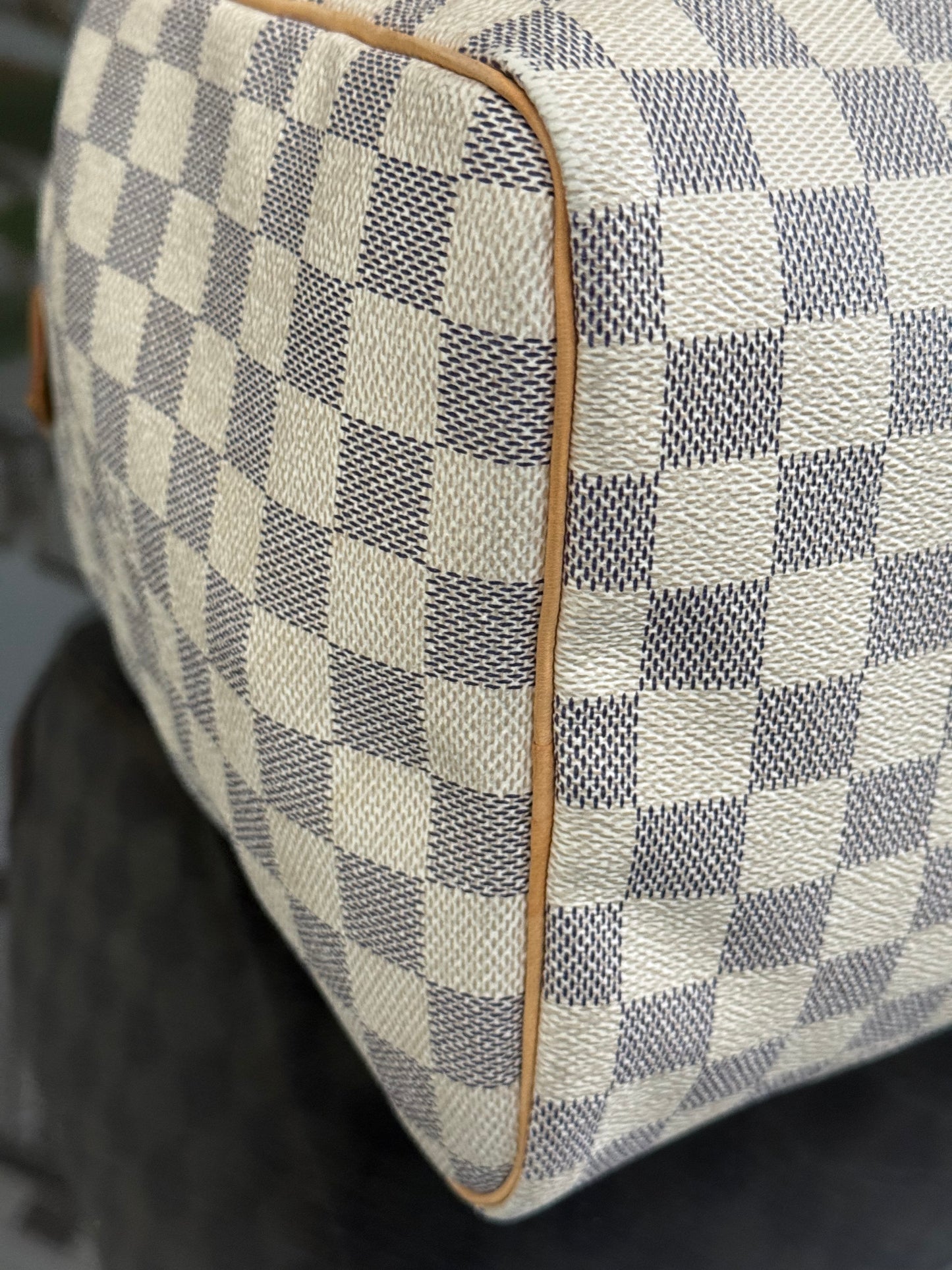 Speedy 30 in Damier Azur with lock 🔐 key, Dustbag and Insert Organizer -🗓️ Year 2007