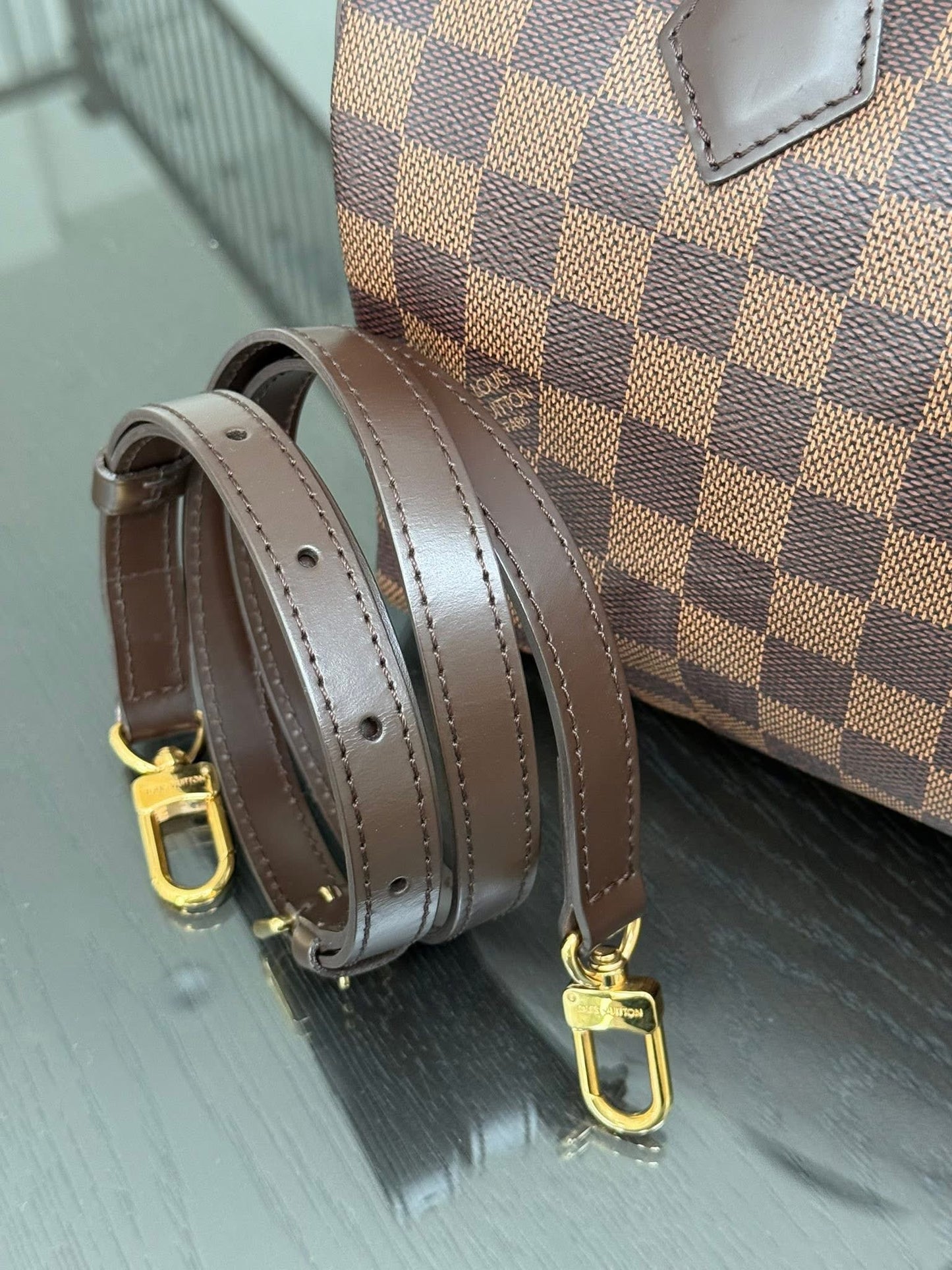 Speedy 25 Bandoulier in DE with Lock 🔐 key, Original Strap, Dustbag and Insert Organizer 🗓️ Year: 2019