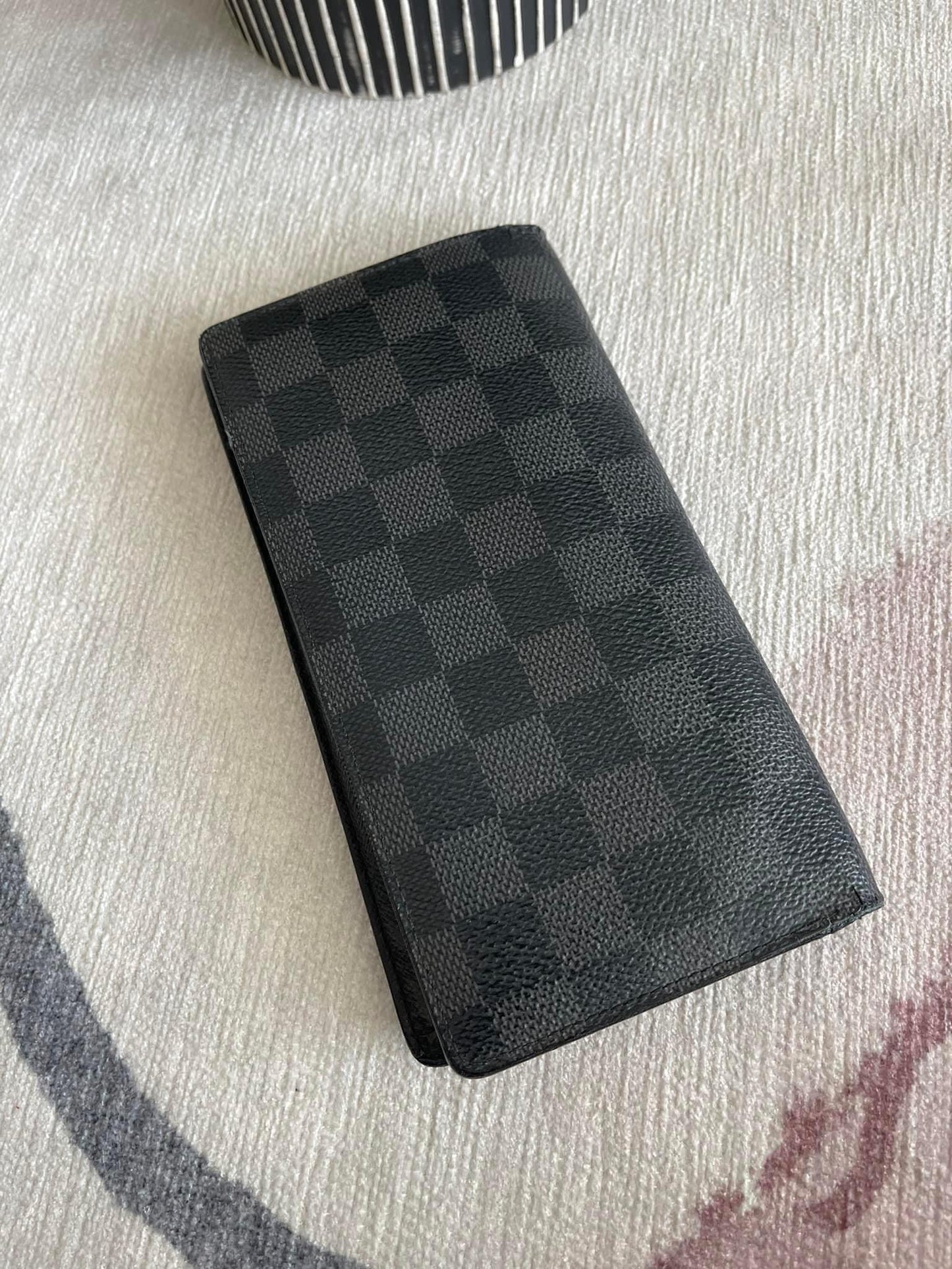 Brazza Wallet in Damier Graphite -Year 1999
