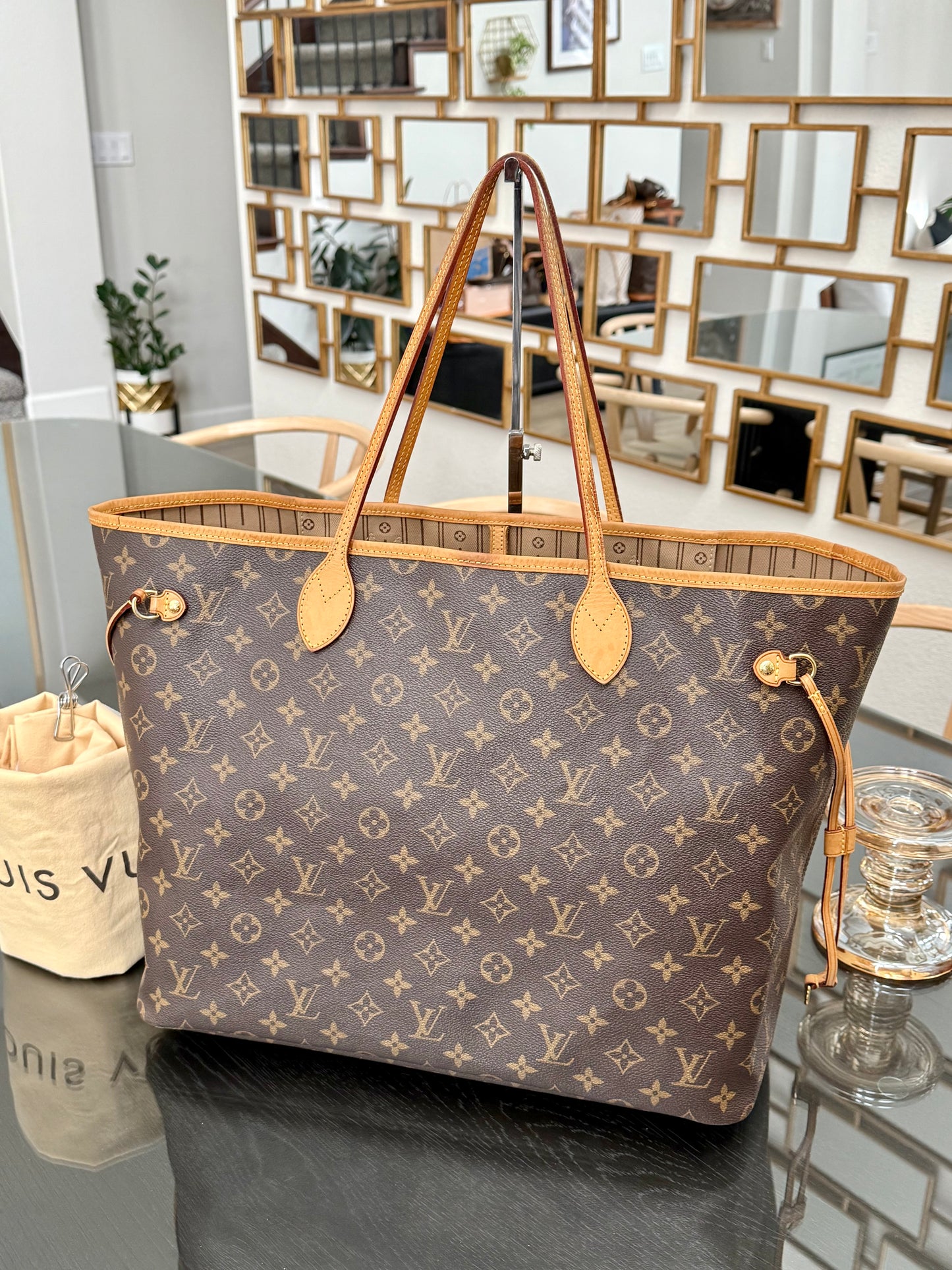 Neverfull GM with Dustbag Insert Organizer 🗓️ Year: 2013