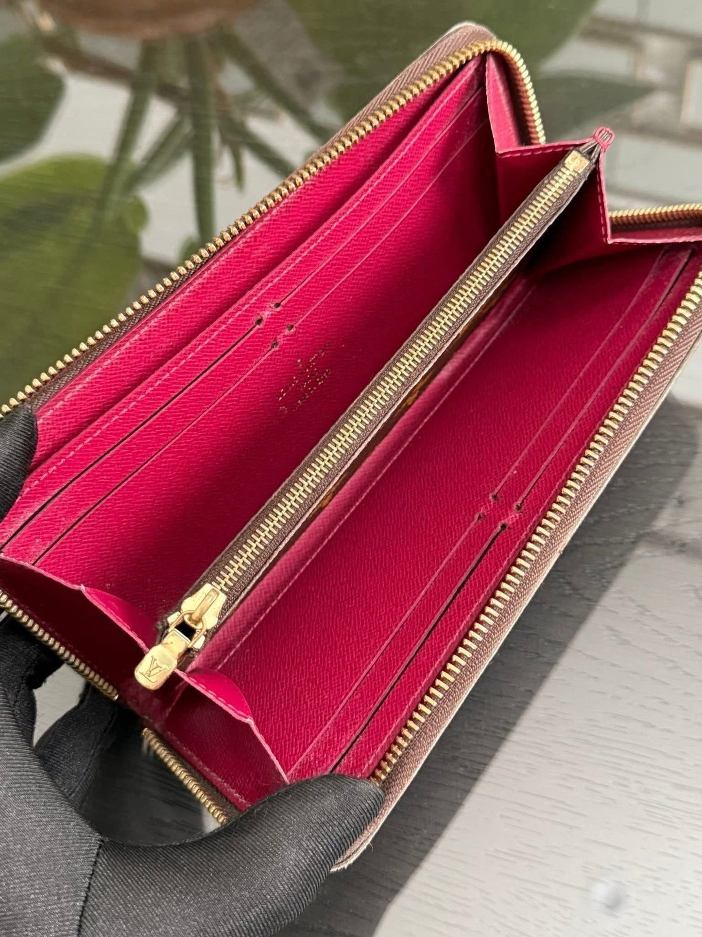 Monogram Clemence Wallet in Peony with box 🗓️ Year 2016