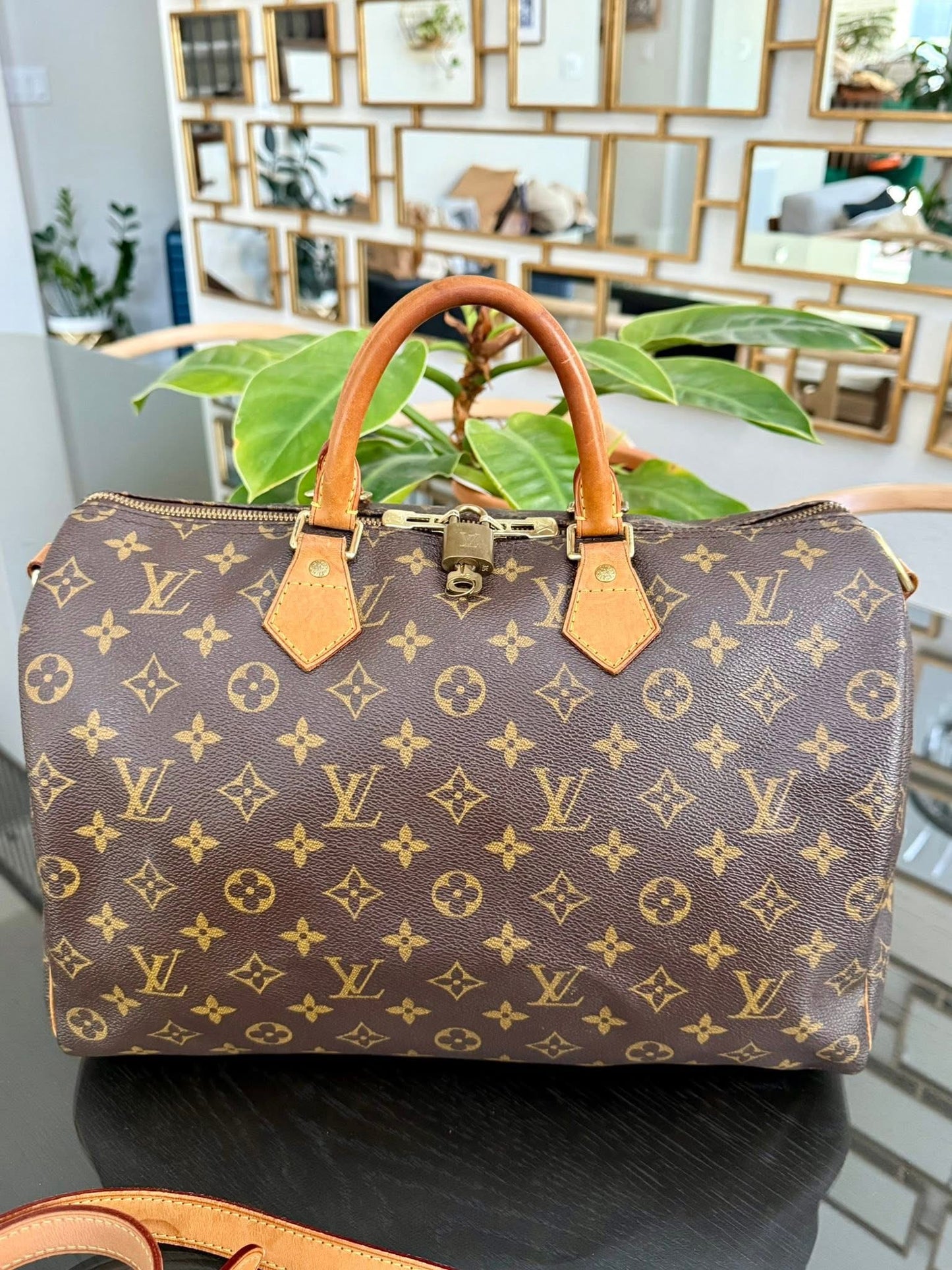 Speedy 35 Bandoulier with lock 🔐 key, Dustbag and Insert Organizer -🗓️ Year: 2011