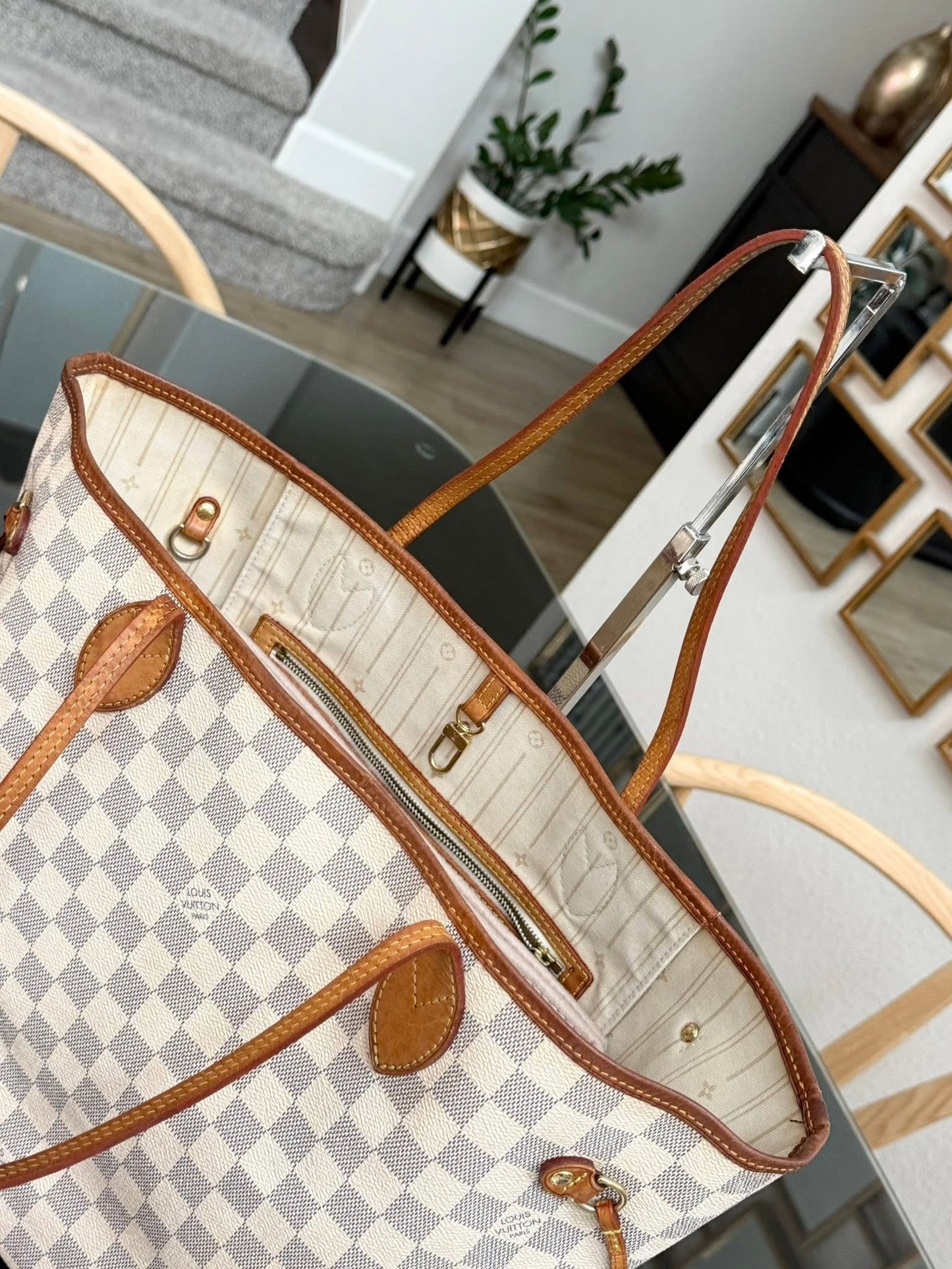 Neverfull MM Azur with Insert Organizer 🌺 📅 Year: 2010