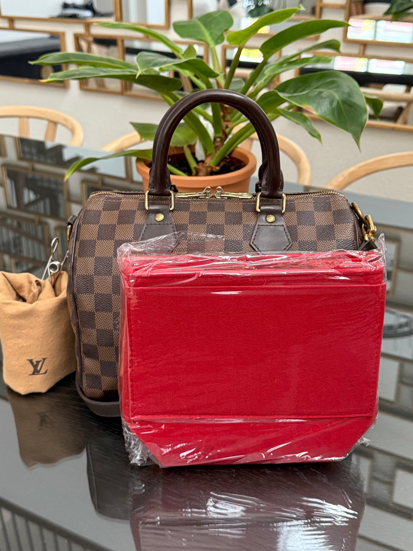 Speedy 25 Bandoulier in DE with Dustbag and Insert Organizer -🗓️ Year: 2013