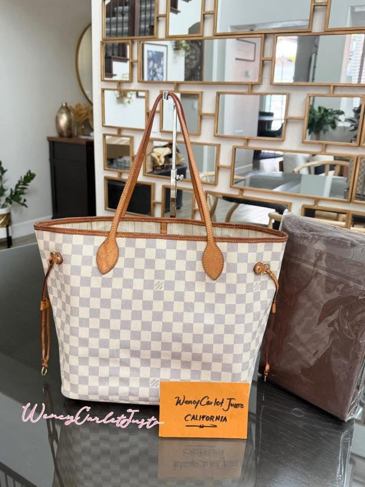 Neverfull MM Azur with Insert Organizer 🌺 📅 Year: 2010