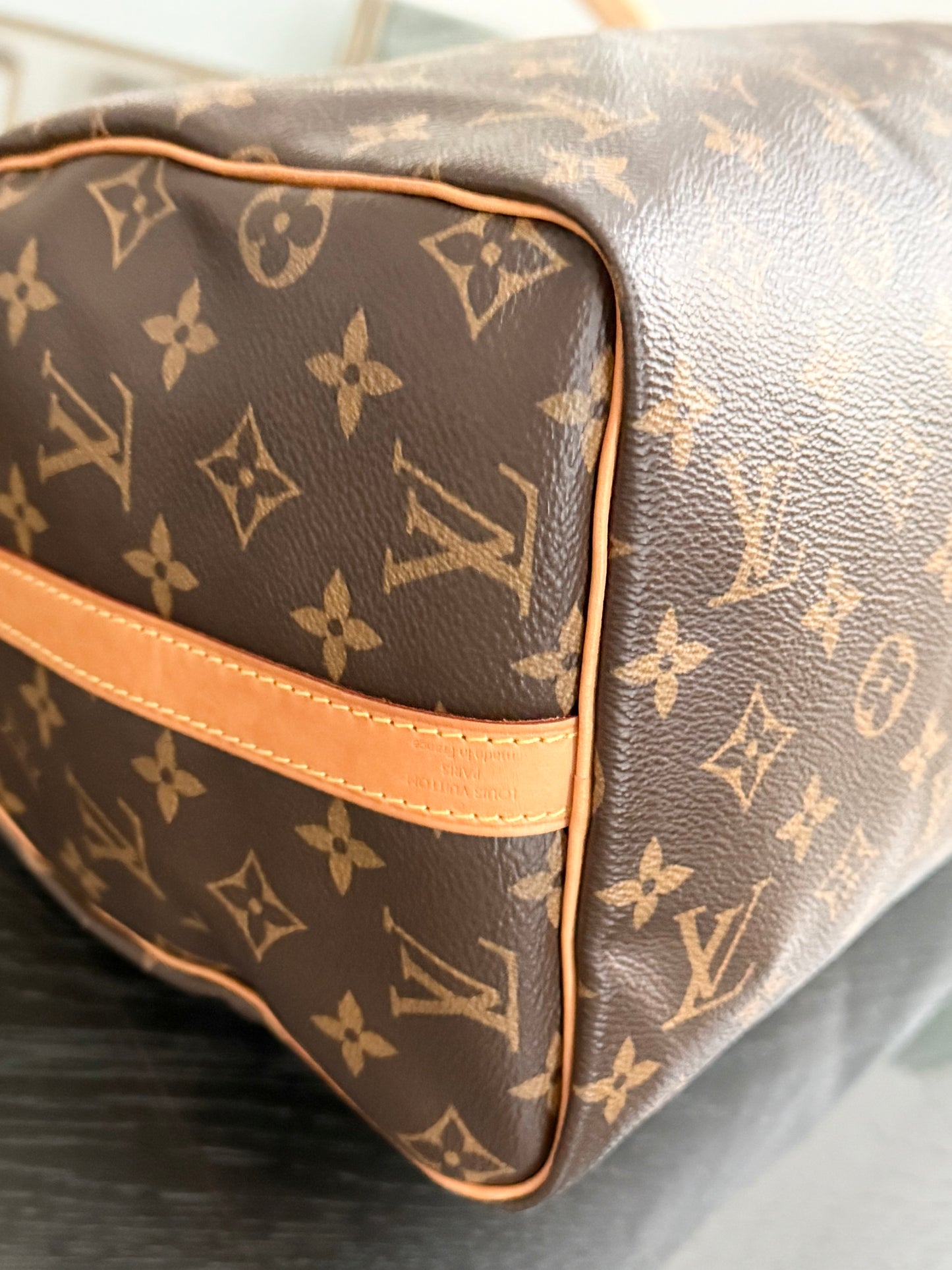 Speedy 30 Bandoulier in Monogram with 🔐 lock, Key and Dustbag -🗓️ Year: 2017