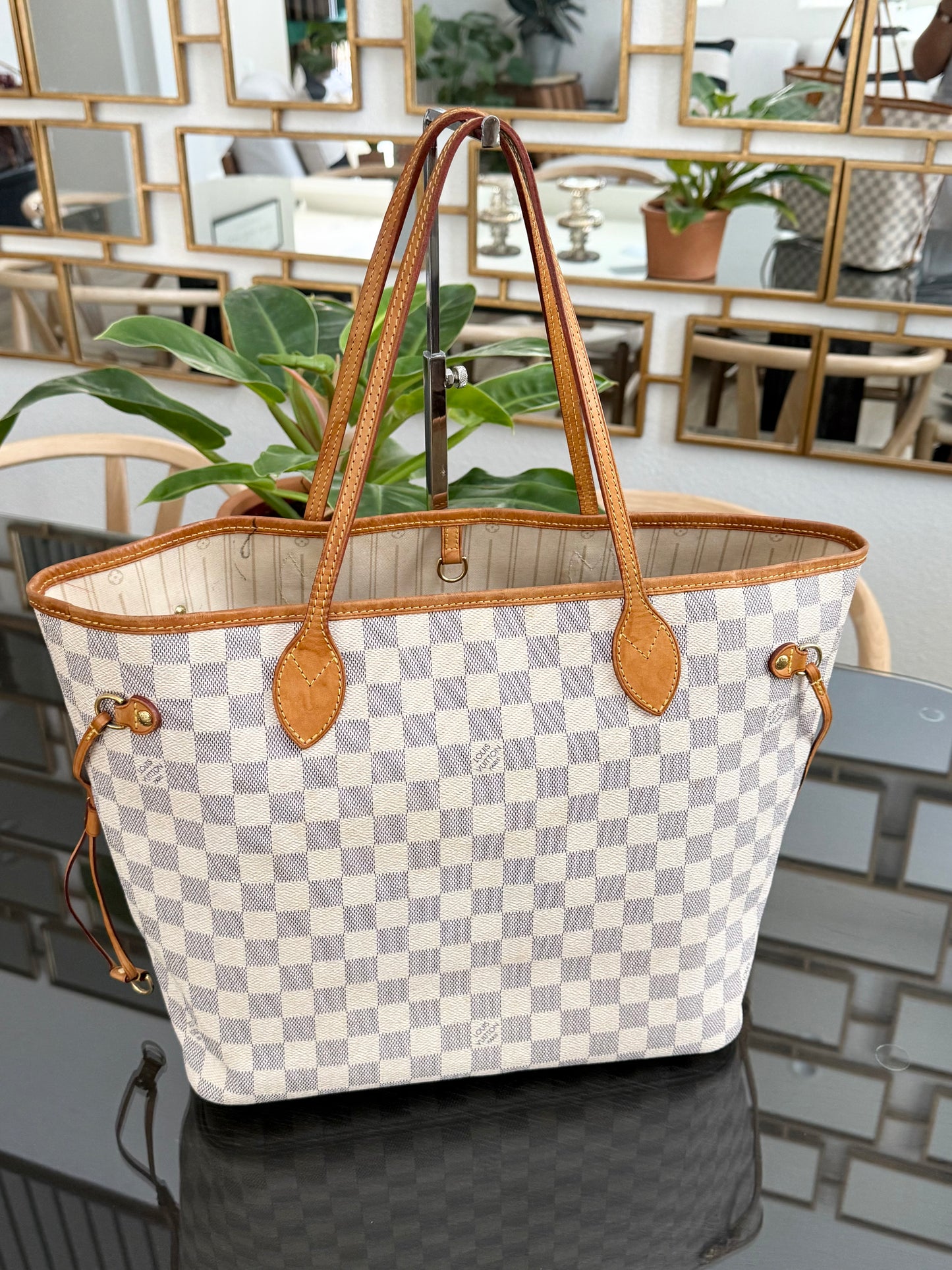 Neverfull MM in Azur with Insert Organizer 🗓️ Year: 2011