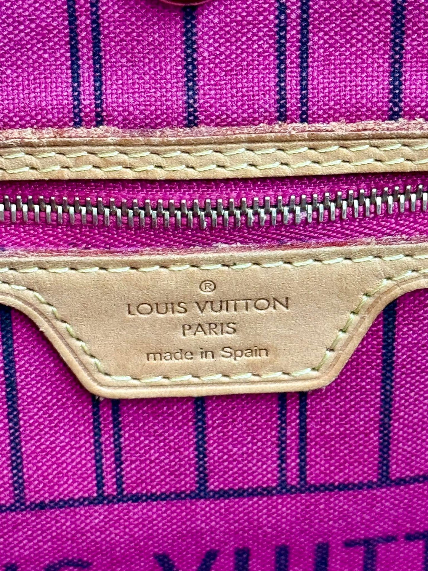 🌺Neverfull MM Monogram in Peony with Dustbag -🗓️ Year: 2016