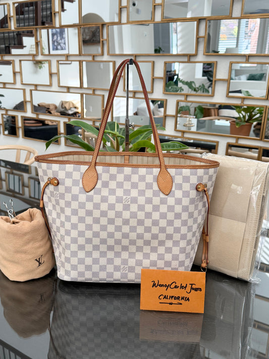 Neverfull MM Azur iwith Dustbag and Insert Organizer- 🗓️ Year: 2011