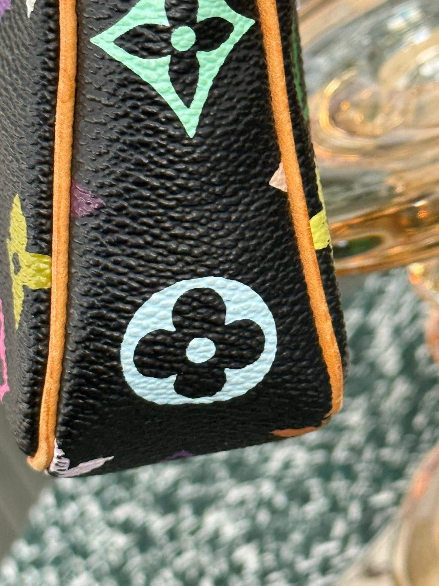Multicolor Pochette Accessories with Dustbag and Strap 📅 Year: 2003