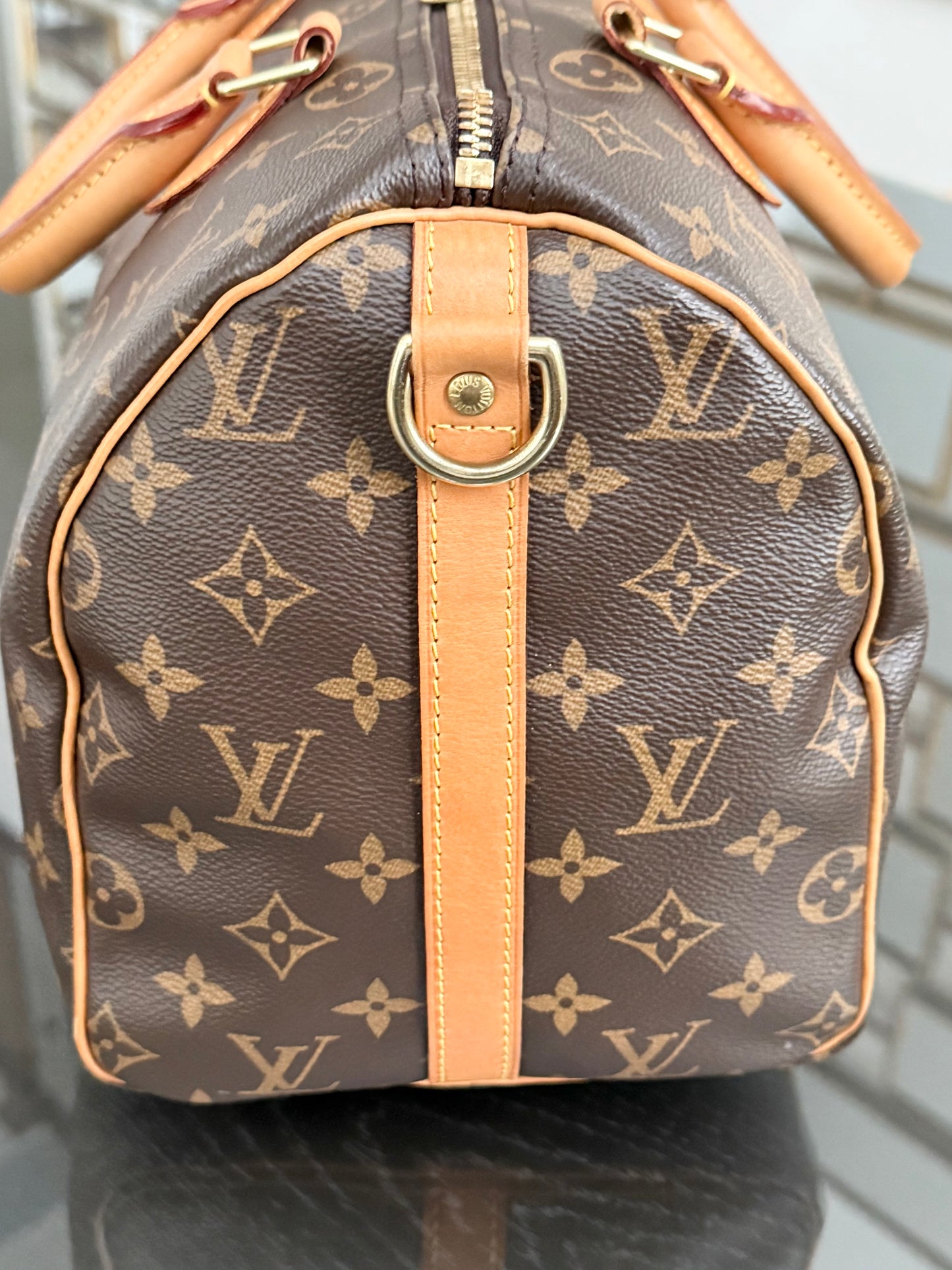 Speedy 30 Bandoulier in Monogram with 🔐 lock, Key and Dustbag -🗓️ Year: 2017