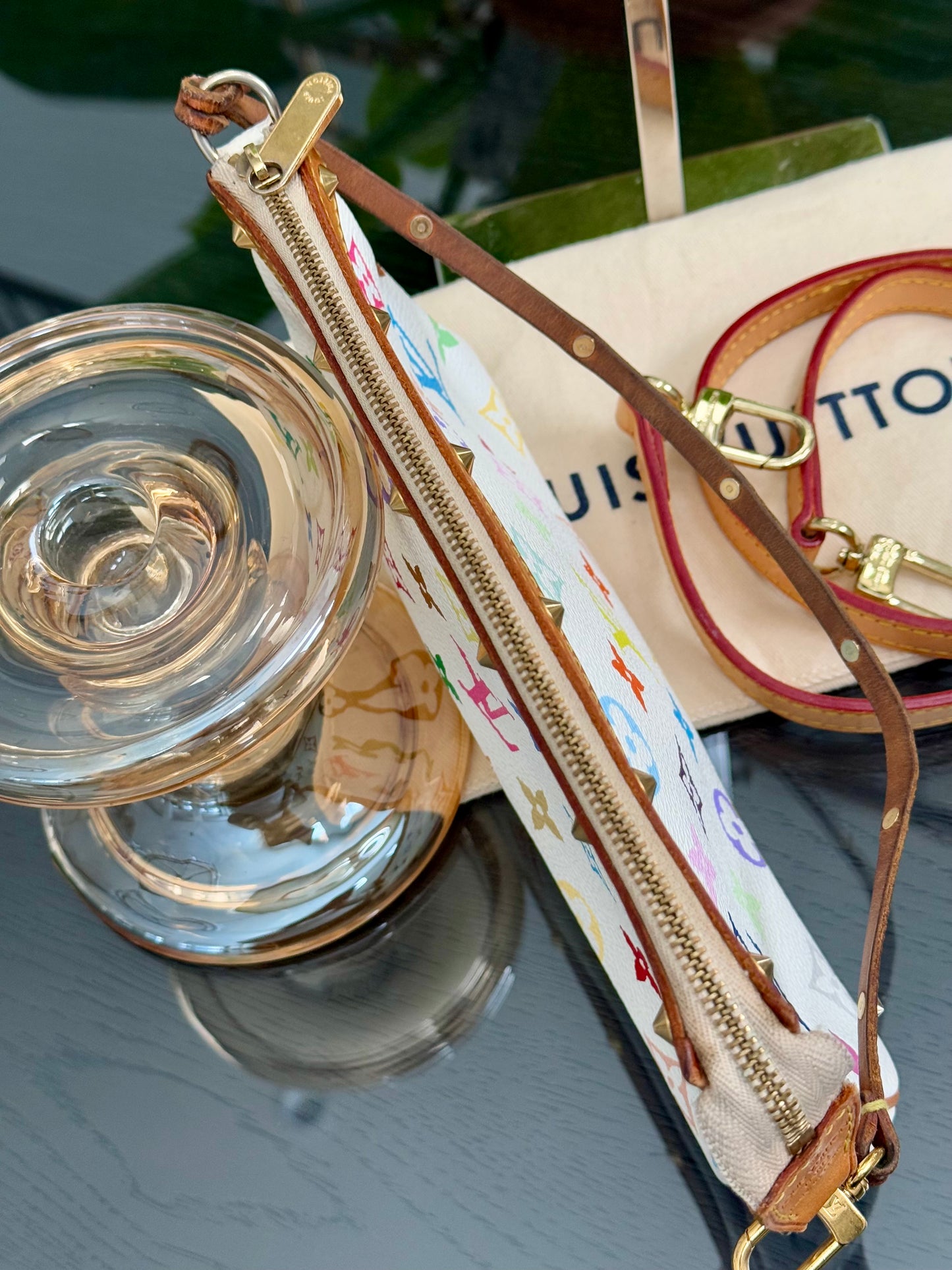 Multicolor Pochette Accessories with Dustbag and Strap 📅 Year: 2003