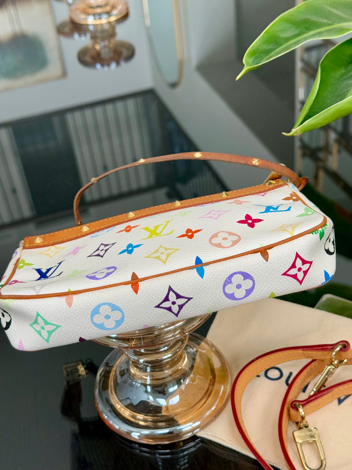 Multicolor Pochette Accessories with Dustbag and Strap 📅 Year: 2003