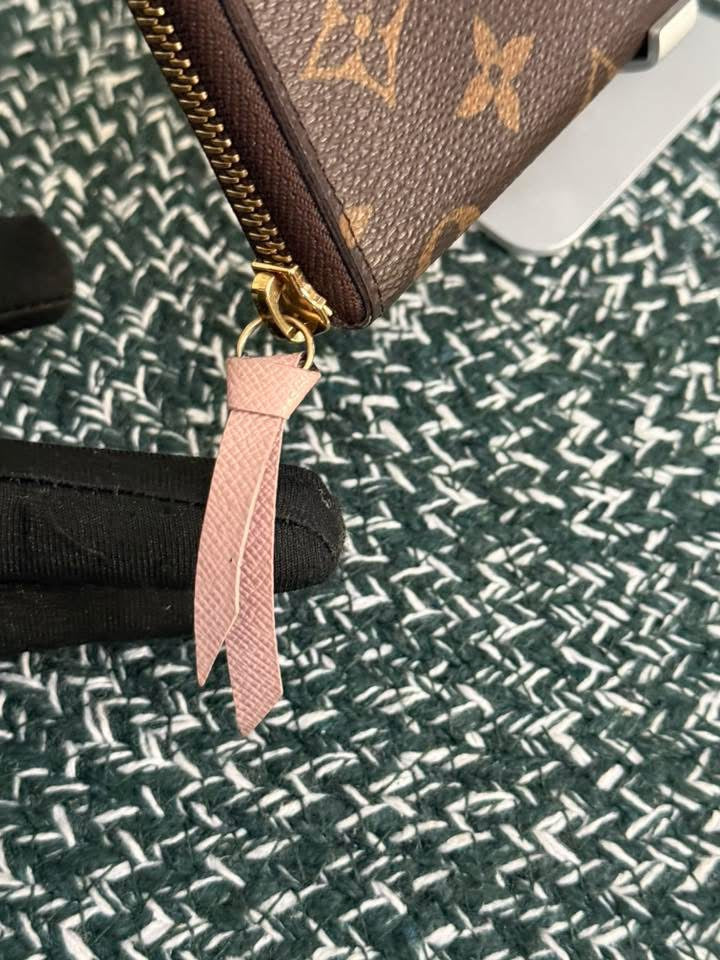 Clemence Wallet Monogram in Rose Ballerine with Box 🗓️ Year 2017