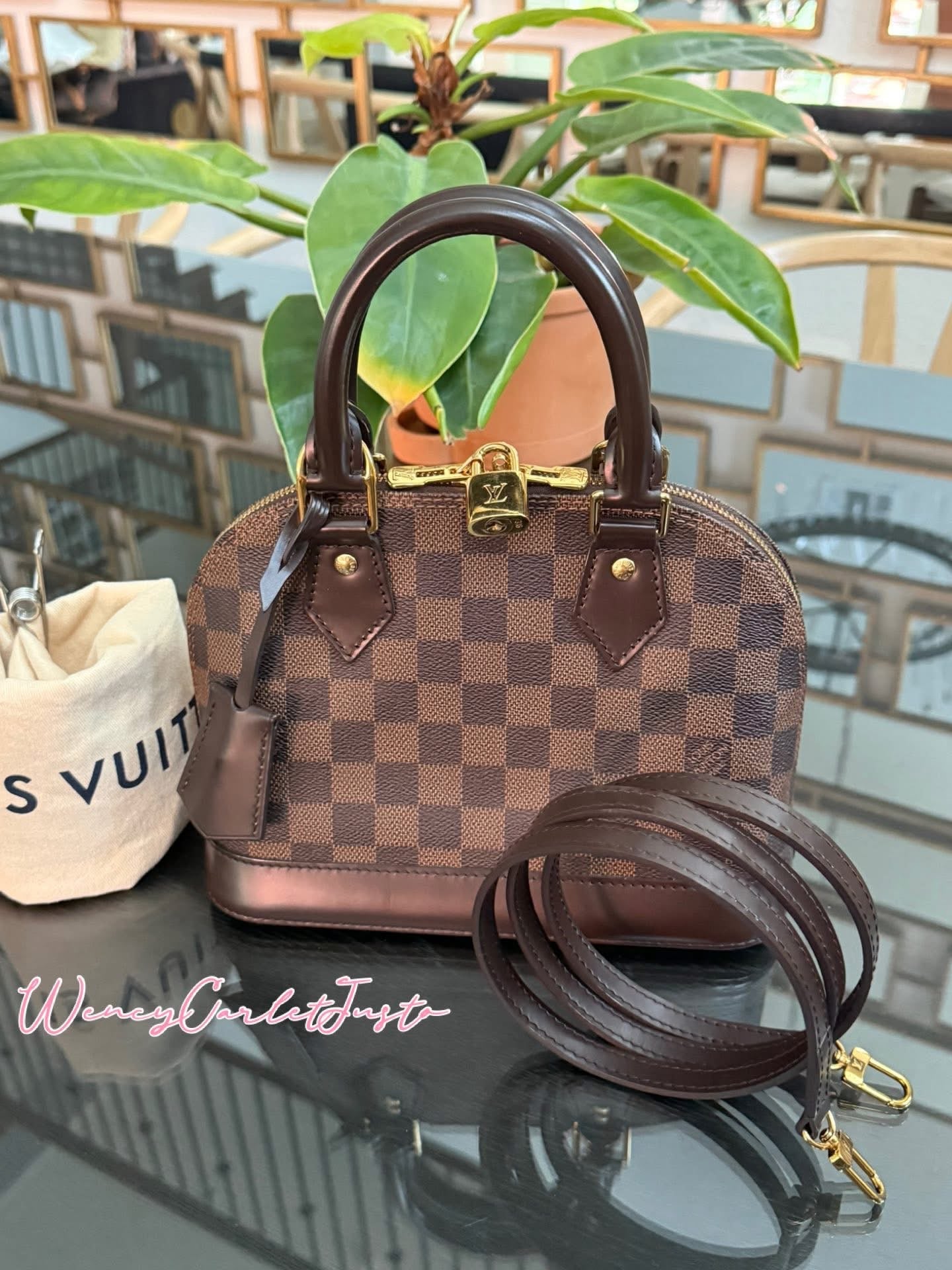 Alma BB in DE with Clochette, Lock 🔐 key, Original Strap, Box Dustbag, Paper bag and Insert Organizer 🗓️ Year: 2017-