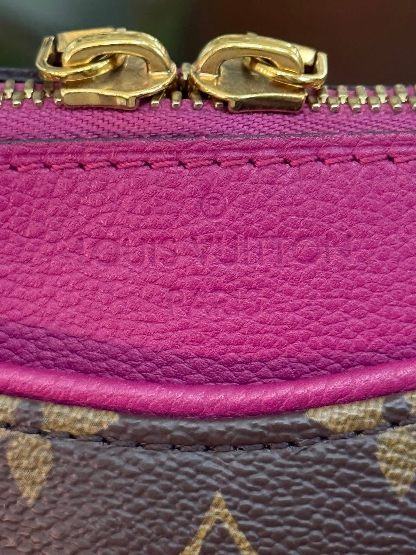 Pallas MM Purple Tote with Original Strap, Dustbag and Insert Organizer 📅 Year 2015