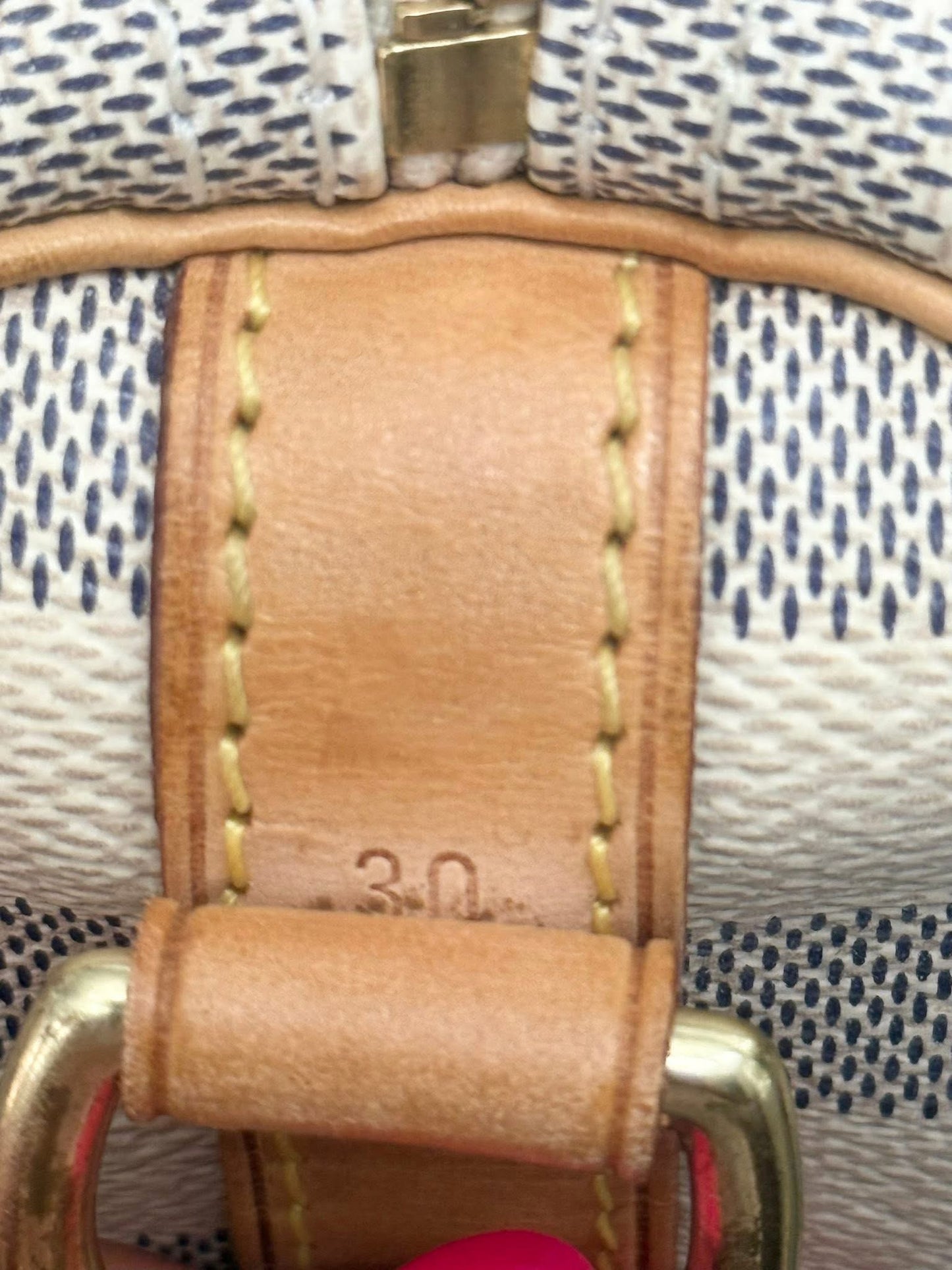 Speedy 30 Bandoulier in Azur with Original Strap, Dustbag and Insert Organizer -🗓️ Year: 2013