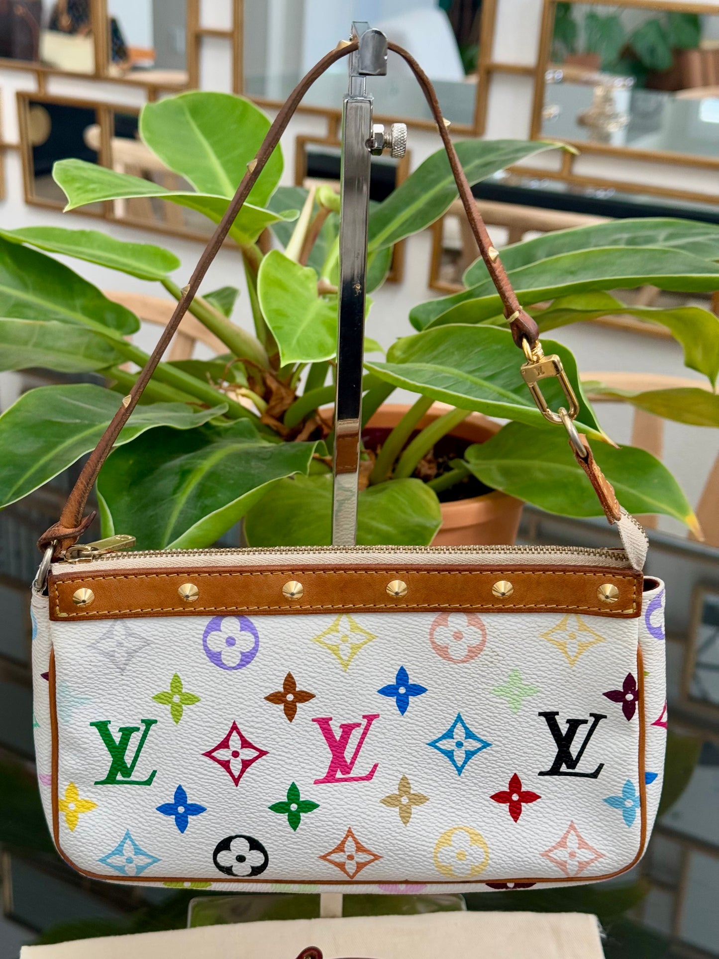 Multicolor Pochette Accessories with Dustbag and Strap 📅 Year: 2003