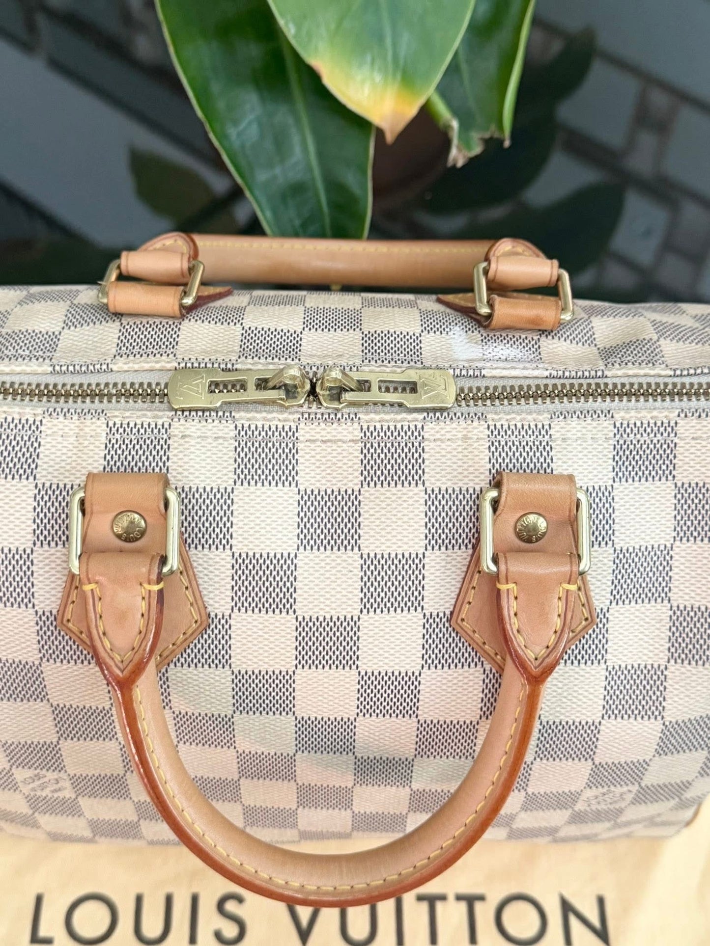 Speedy 25 Bandoulier in Azur with Original Strap, Dustbag and Insert Organizer -🗓️ Year: 2013
