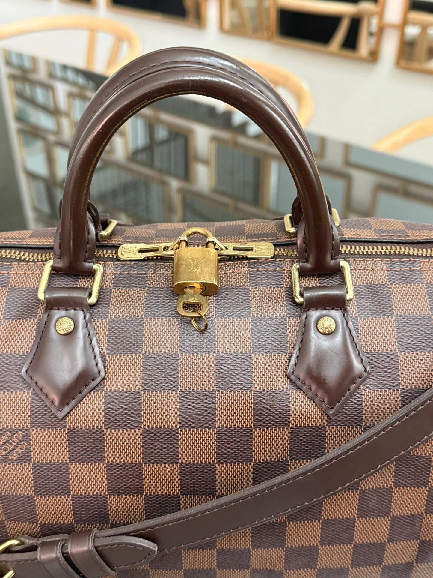 Speedy 30 Bandoulier in DE with 🔐 lock, Key, Original Strap, Insert Organizer and Dustbag -🗓️ Year: 2018