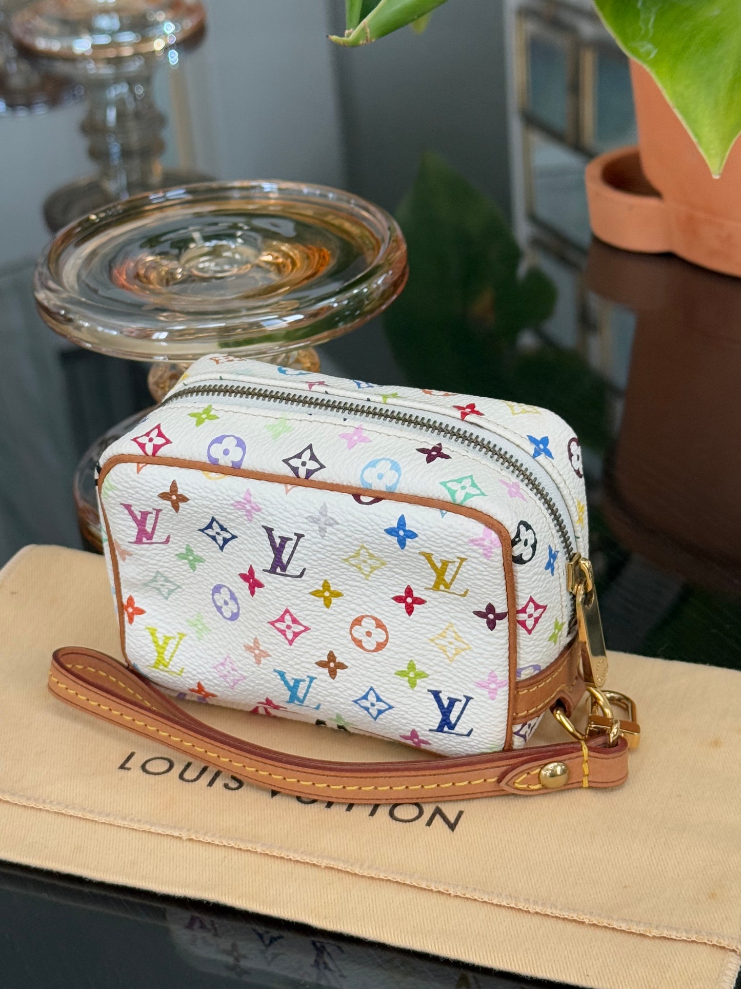 Multicolor Wapity Wristlet with Dustbag 📅 Year: 2005