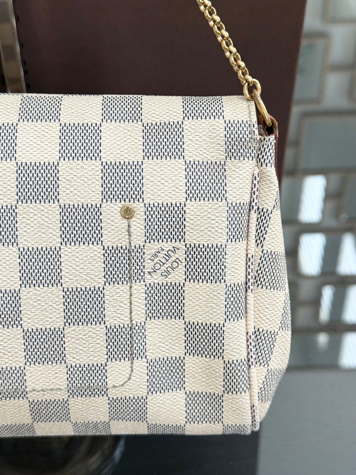 Favorite MM in Azur with Dustbag, Insert Organizer, Box and Paper bag -Year: 2015