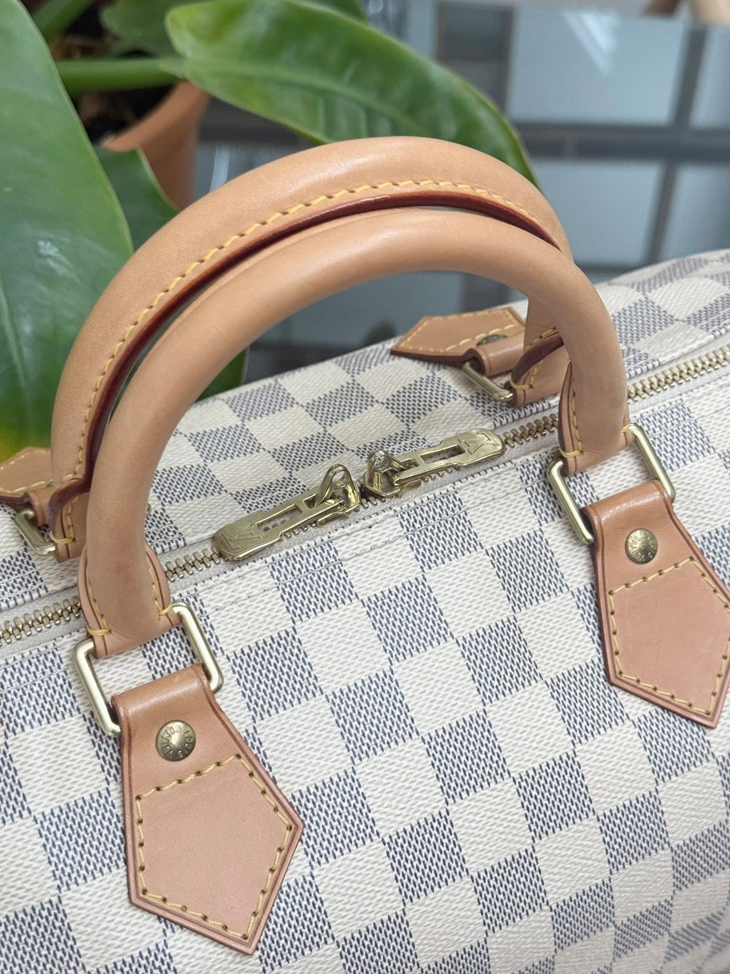 Speedy 30 Bandoulier in Azur with Original Strap, Dustbag and Insert Organizer -🗓️ Year: 2013